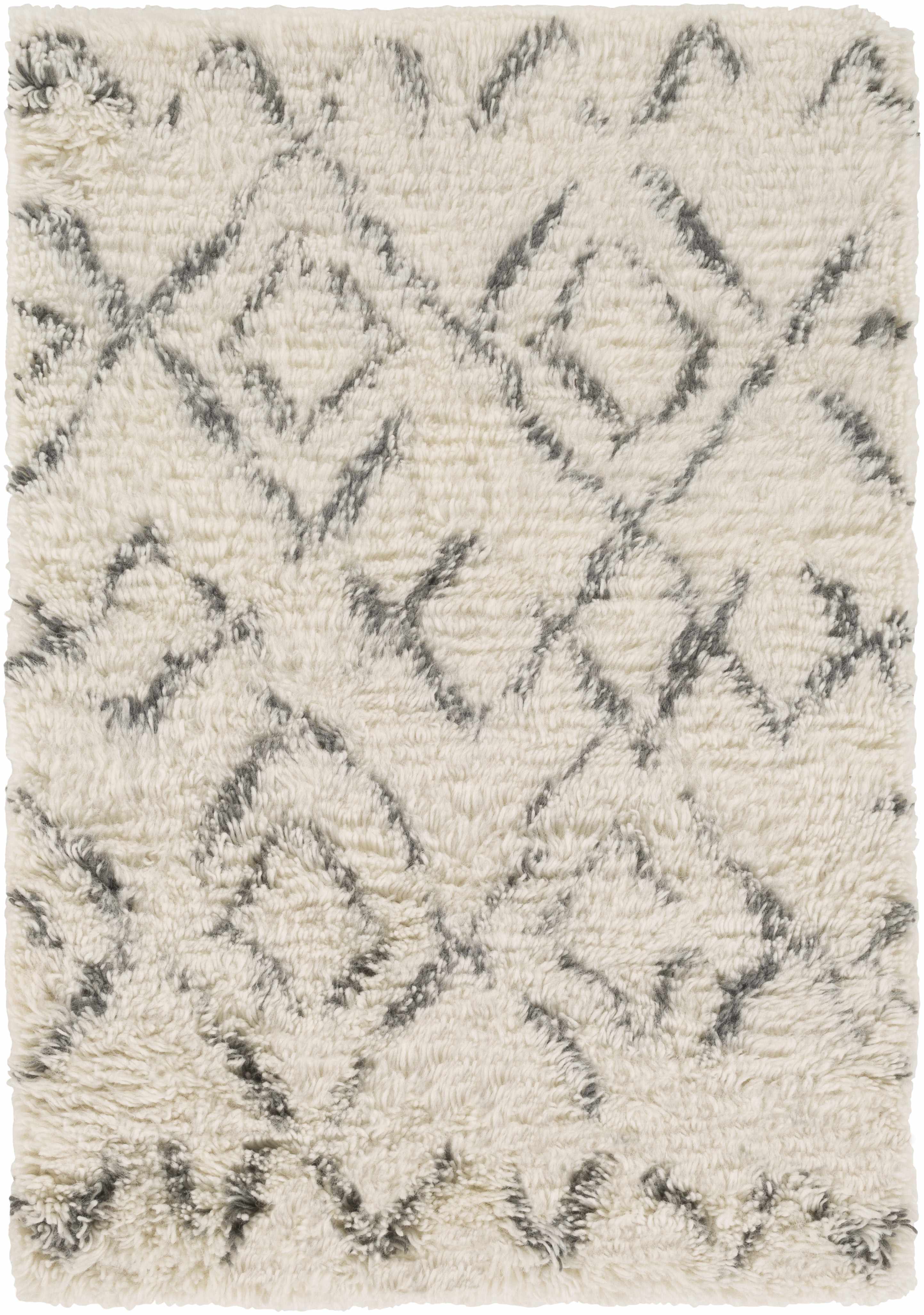 Cotgrave 2x3 Cream Trellis Small Wool Rug - Clearance - Image 7
