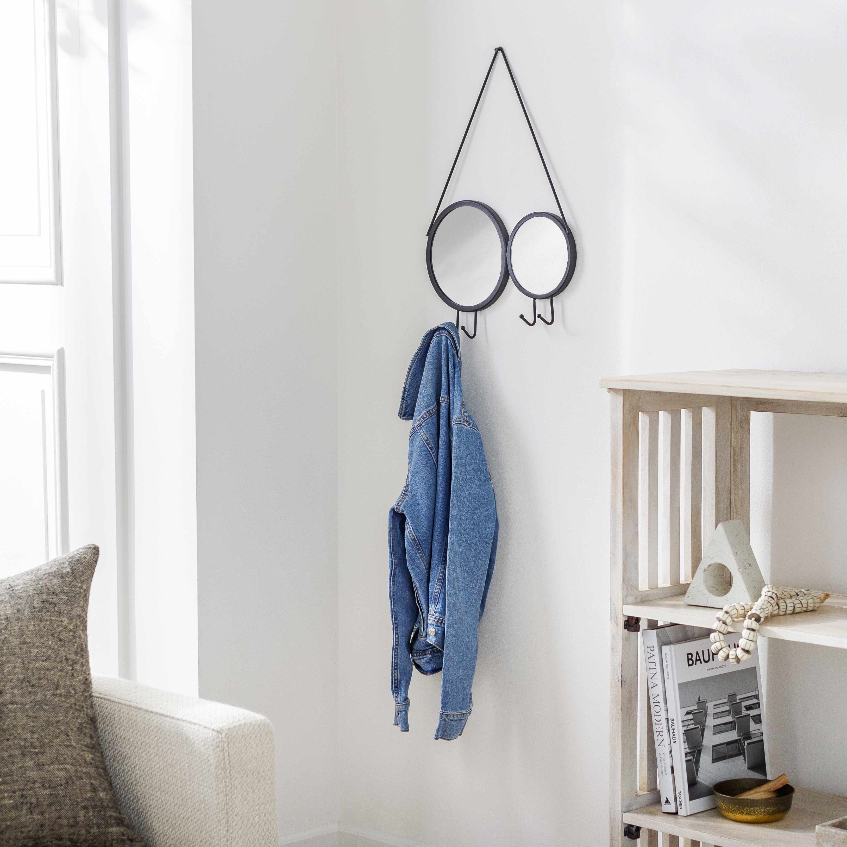 Cotmon Black Iron Frame Mirror - Image 5