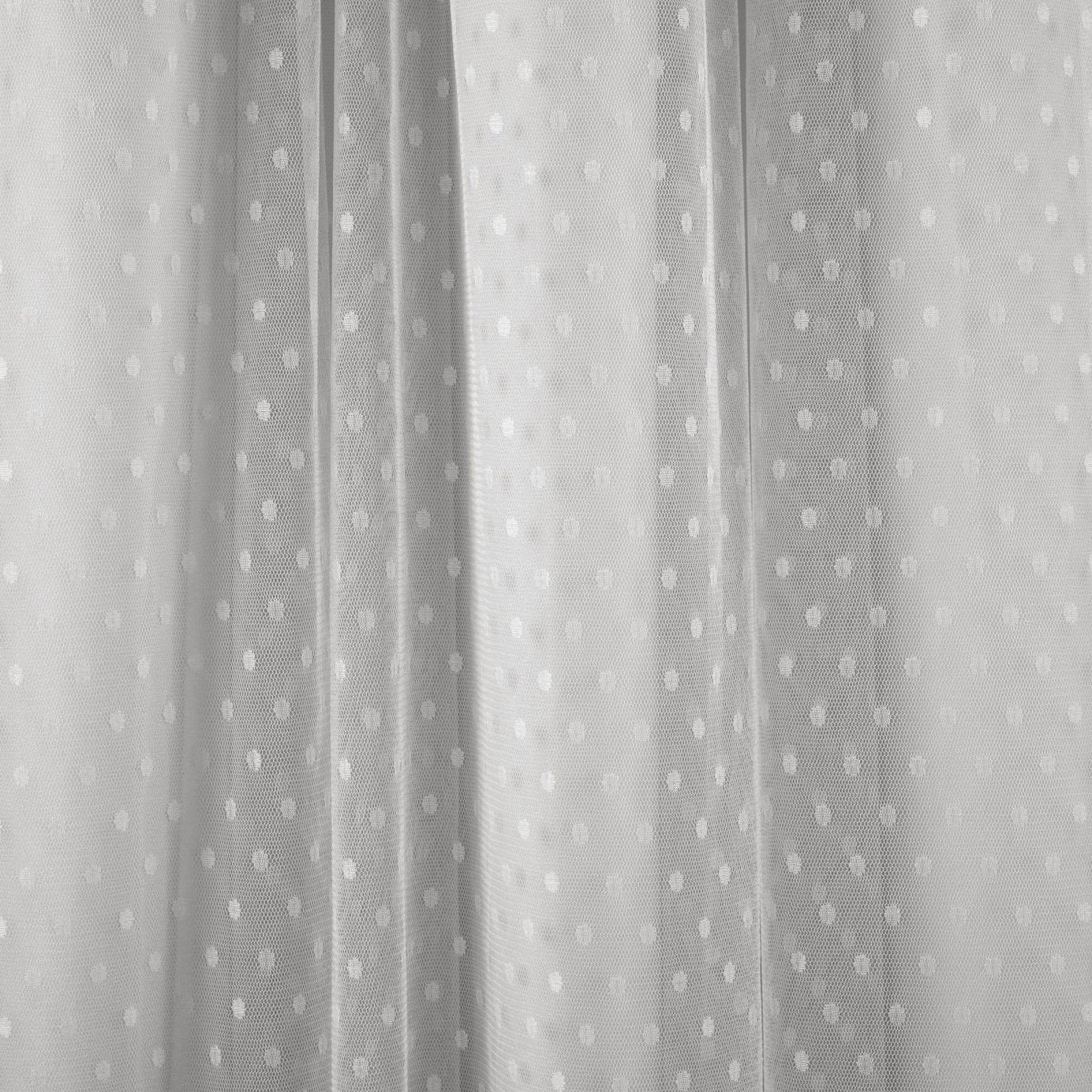Cottage Polka Dot Sheer Window Curtain - Image 12