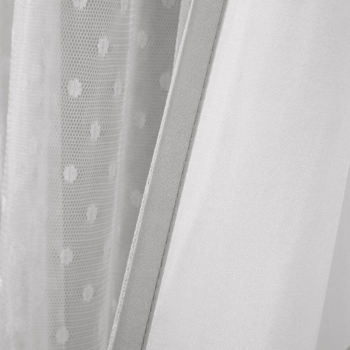 Cottage Polka Dot Sheer Window Curtain - Image 15