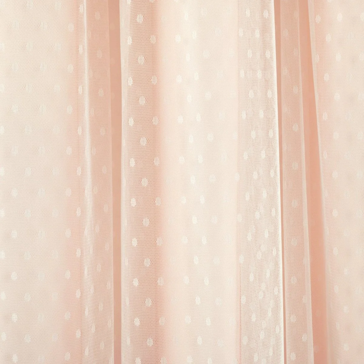 Cottage Polka Dot Sheer Window Curtain Panel Set - Image 13