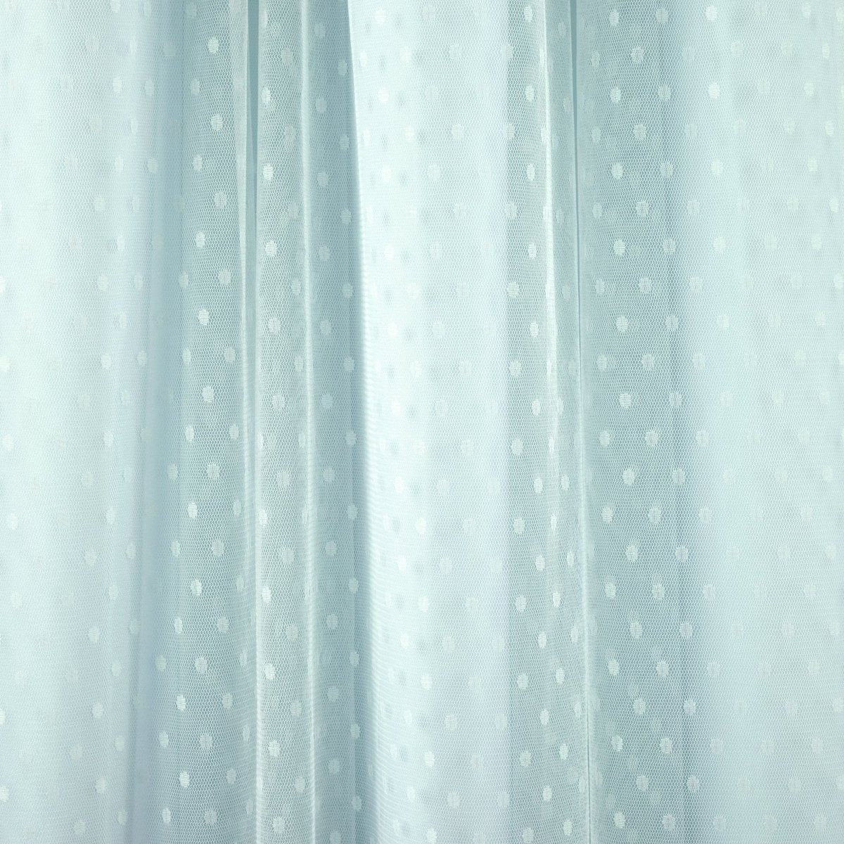 Cottage Polka Dot Sheer Window Curtain Panel Set - Image 19