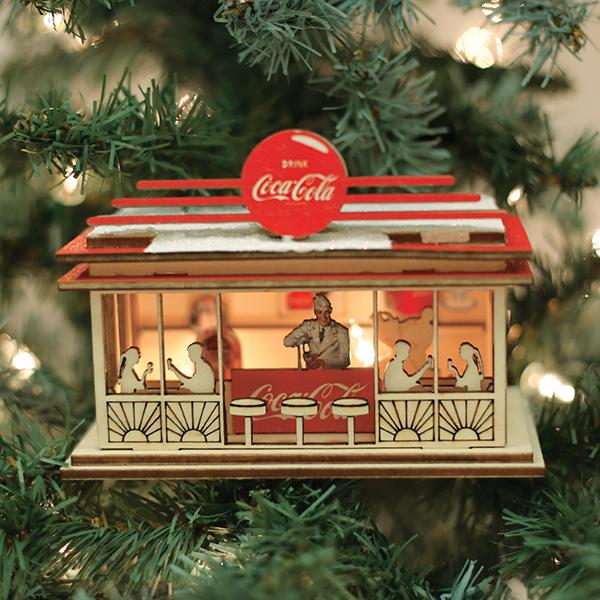 Cottage - Soda Shop Christmas Ornament