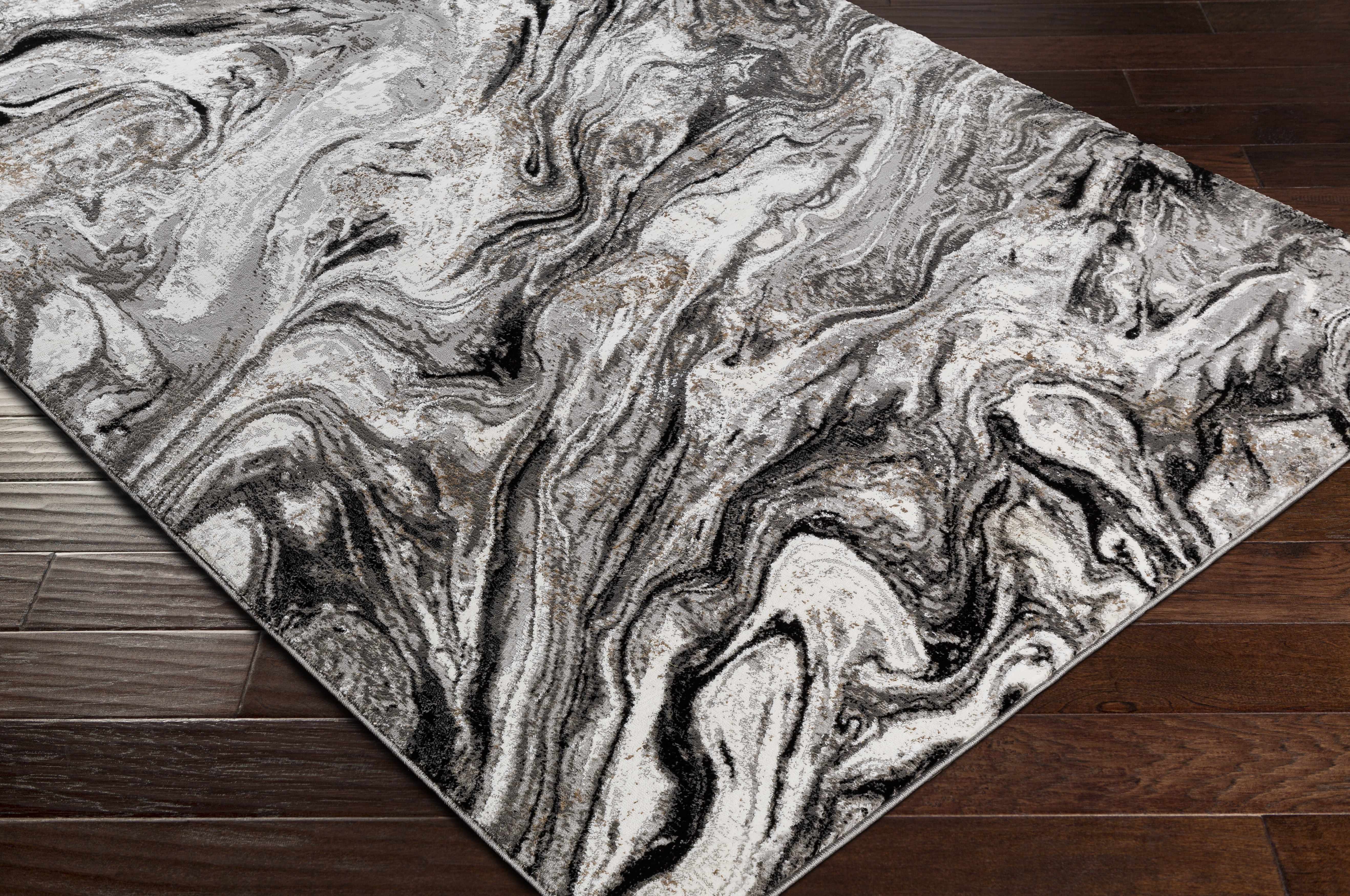 Cotterwood Gray Marble Rug - Clearance - Image 3