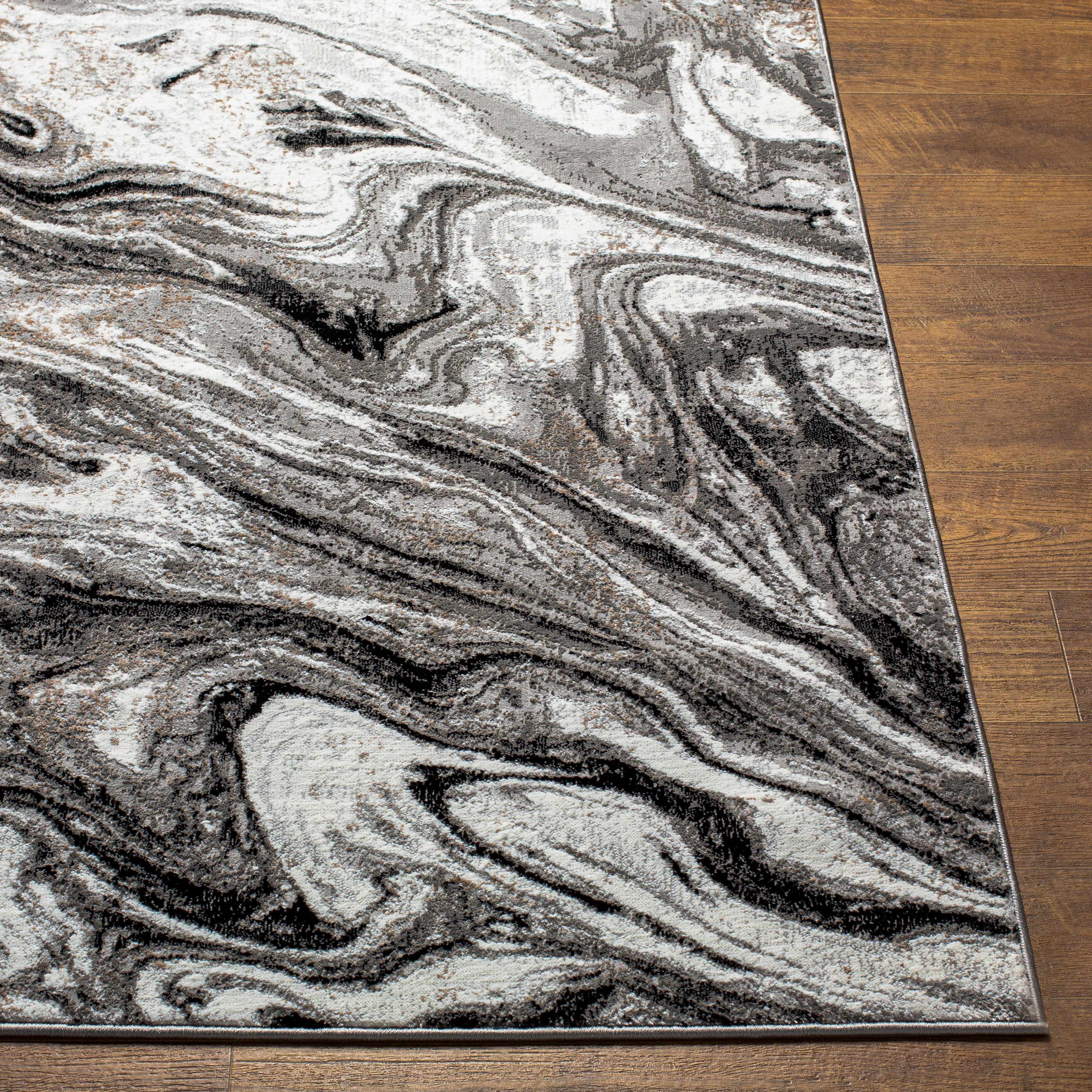 Cotterwood Gray Marble Rug - Clearance - Image 5