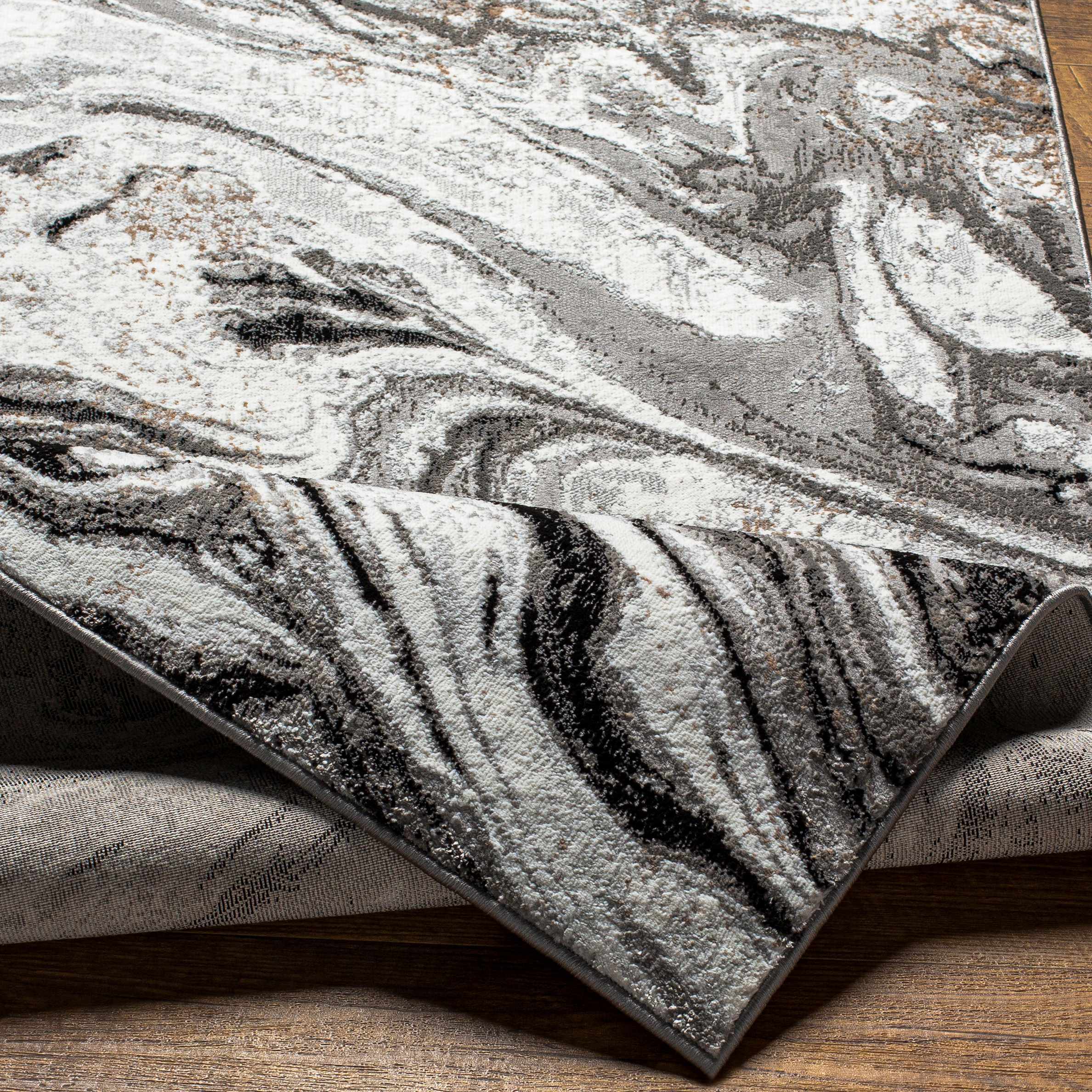 Cotterwood Gray Marble Rug - Clearance - Image 6