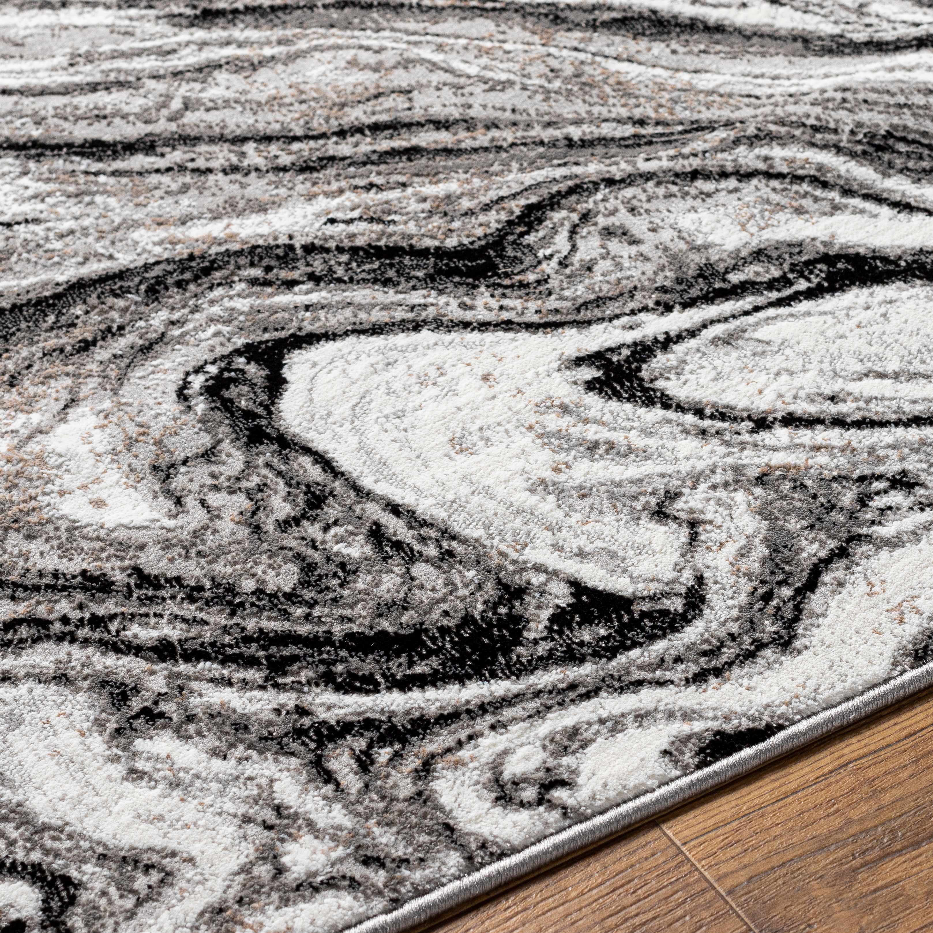 Cotterwood Gray Marble Rug - Clearance - Image 7
