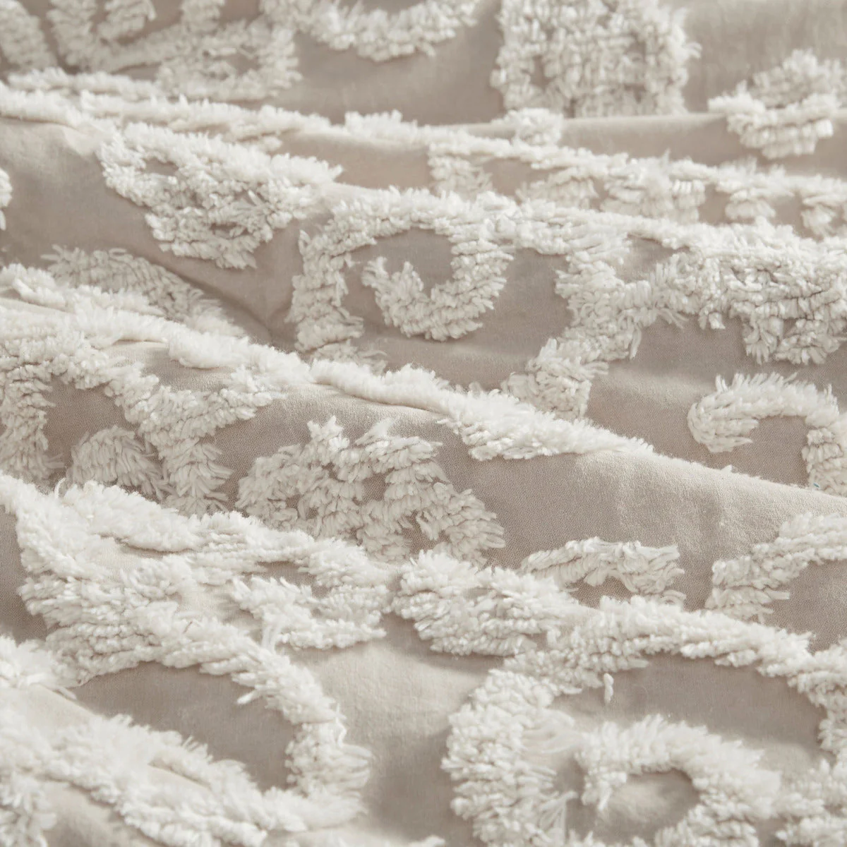 Cotton Comforter Mini Set Taupe King - Image 10