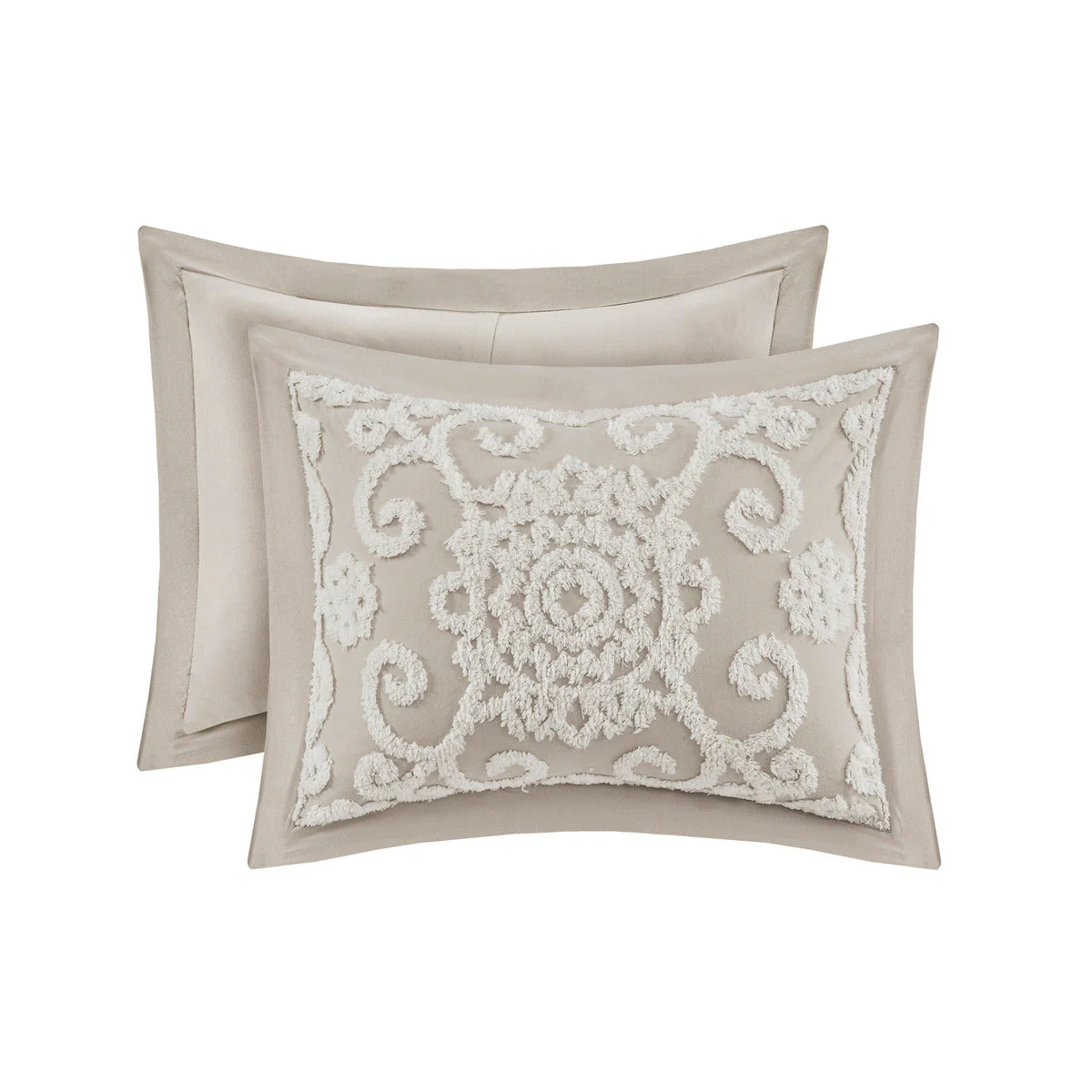 Cotton Comforter Mini Set Taupe King - Image 9