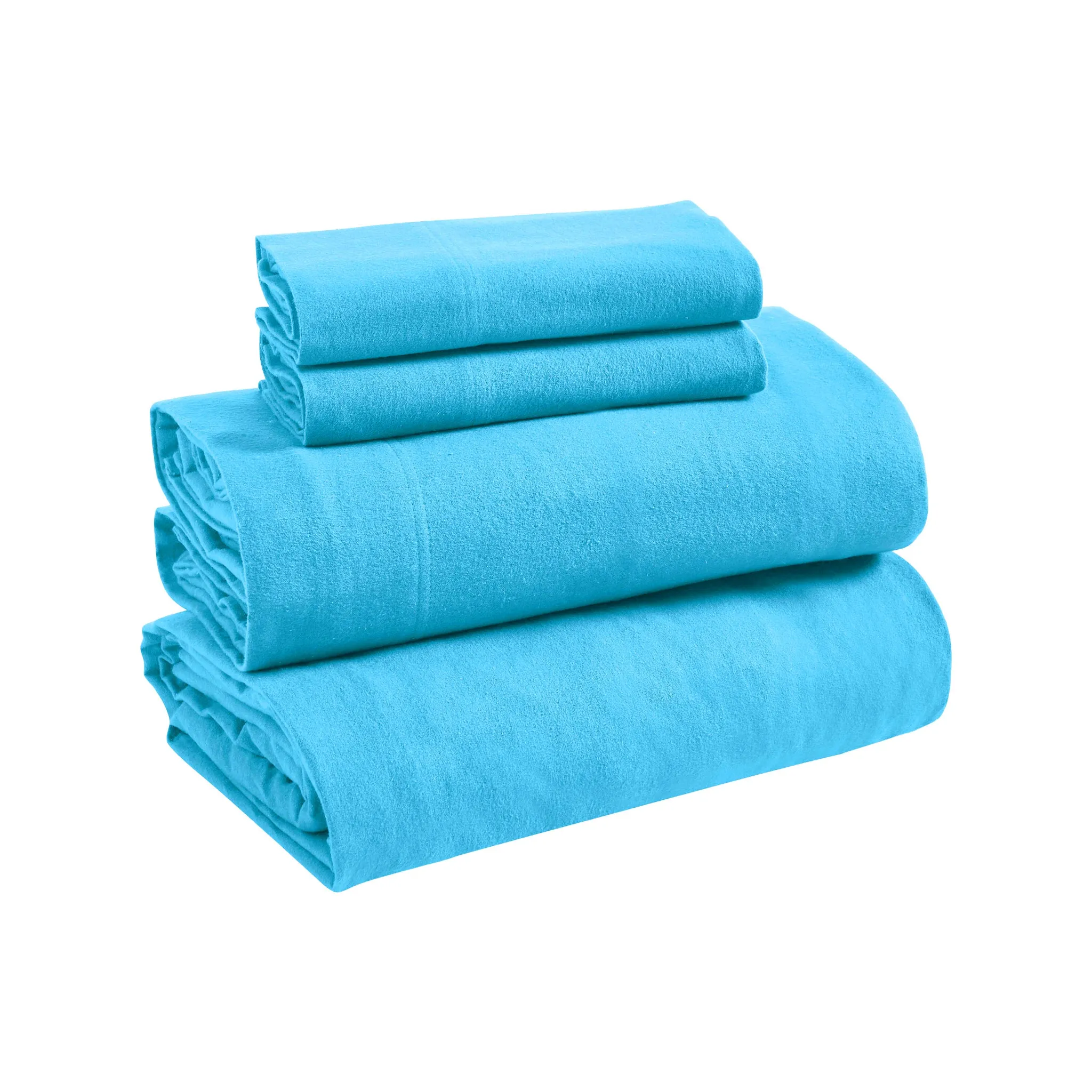 100% Cotton Flannel Solid Deep Pocket Bed Sheet Set - Image 18