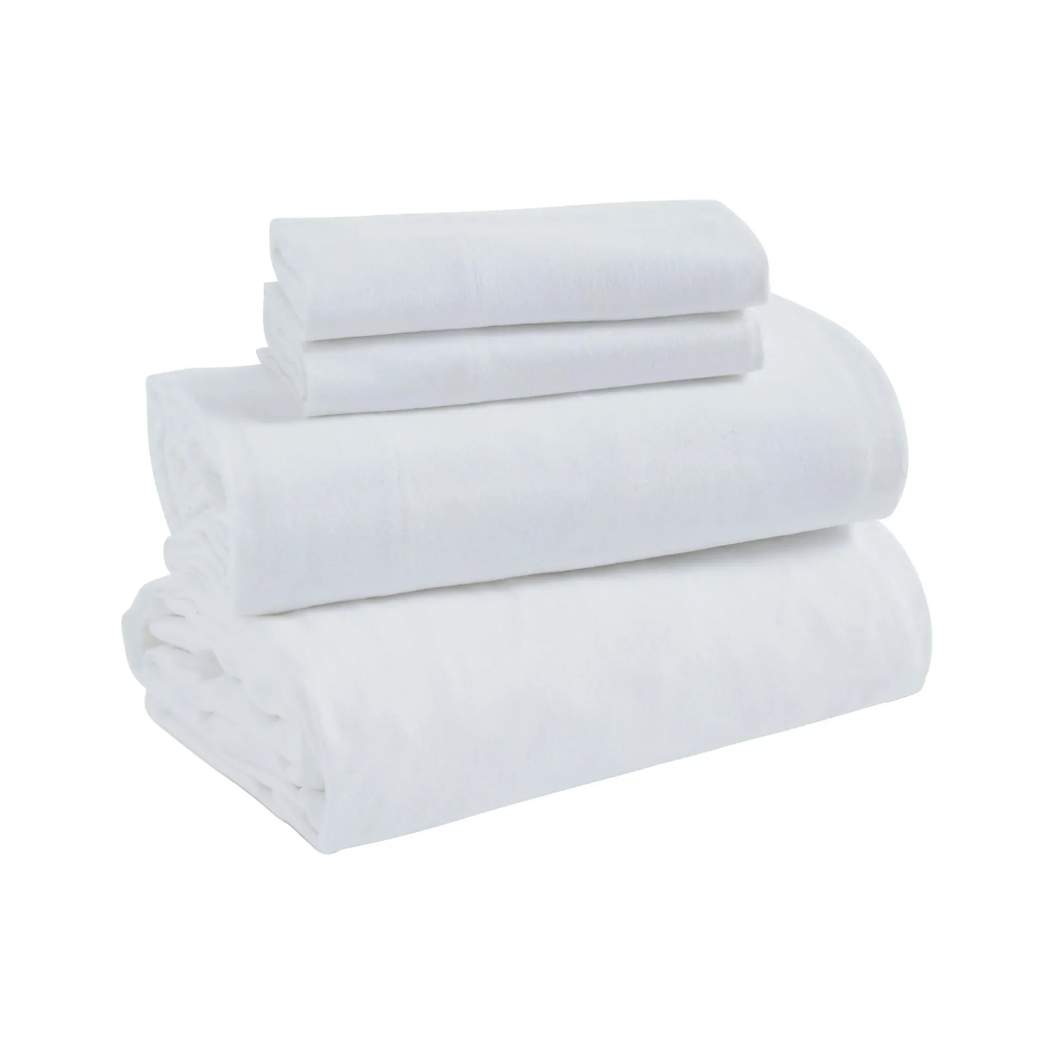 100% Cotton Flannel Solid Deep Pocket Bed Sheet Set - Image 2