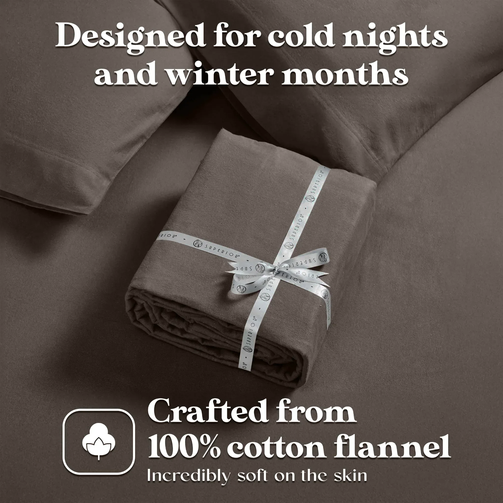 100% Cotton Flannel Solid Deep Pocket Bed Sheet Set - Image 27