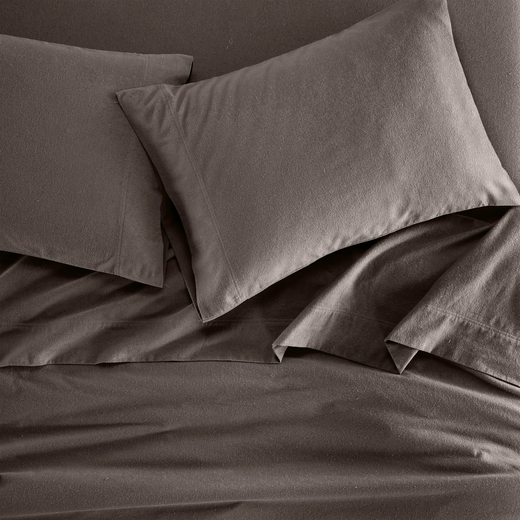 100% Cotton Flannel Solid Deep Pocket Bed Sheet Set - Image 32