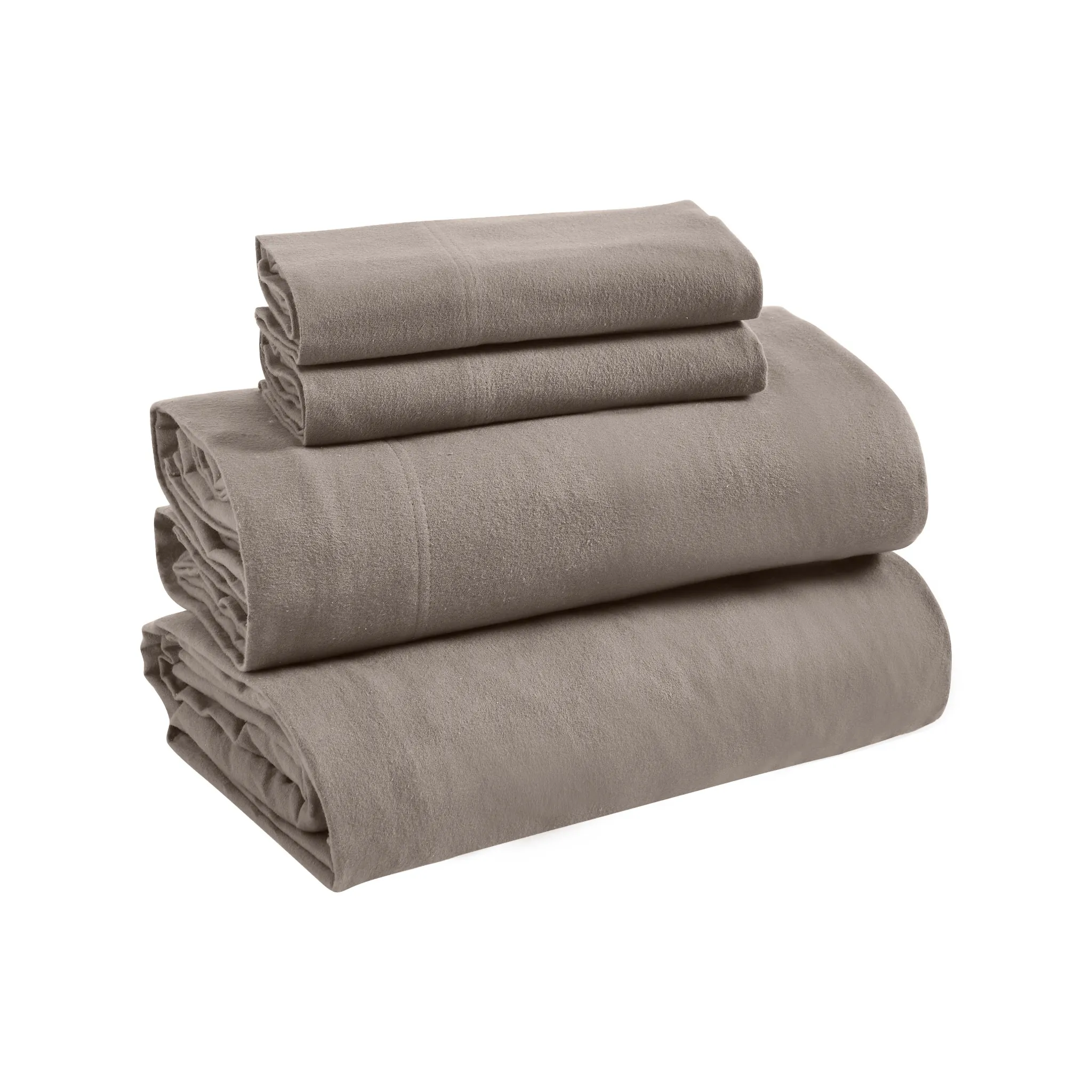 100% Cotton Flannel Solid Deep Pocket Bed Sheet Set - Image 42
