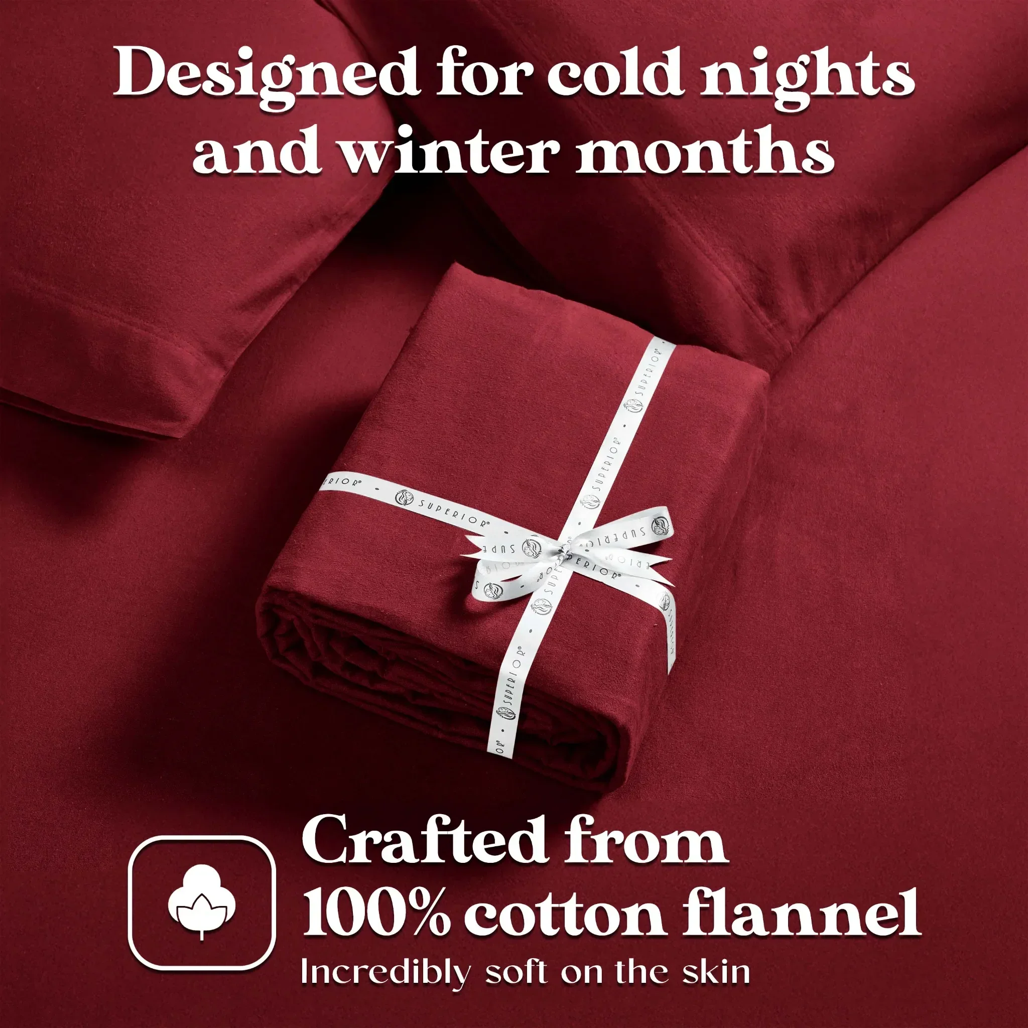 100% Cotton Flannel Solid Deep Pocket Bed Sheet Set - Image 51