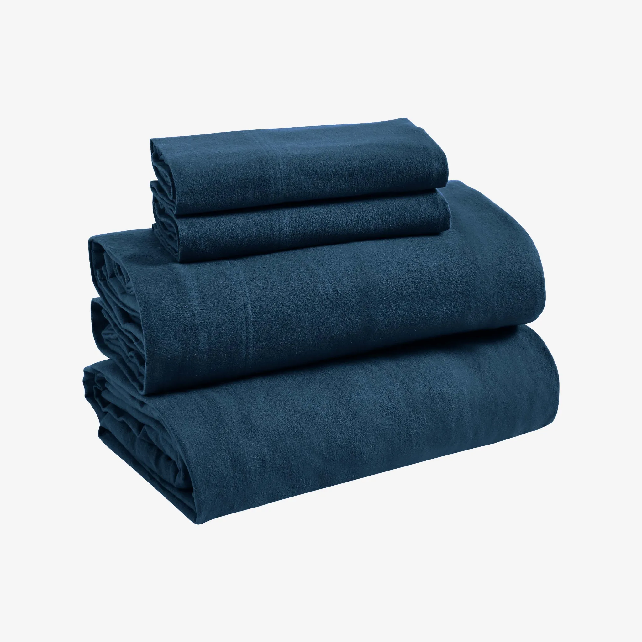 100% Cotton Flannel Solid Deep Pocket Bed Sheet Set - Image 58