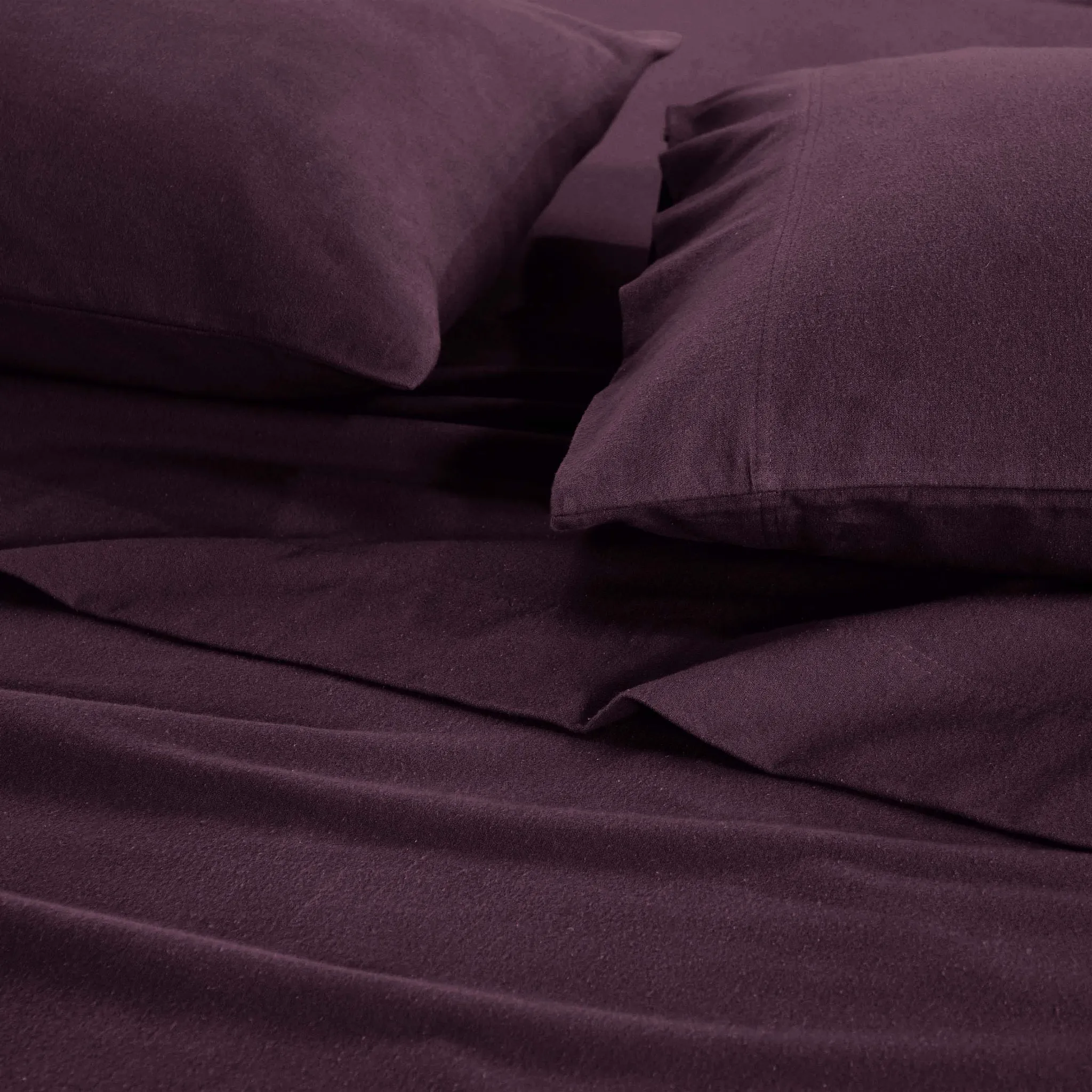100% Cotton Flannel Solid Deep Pocket Bed Sheet Set - Image 71