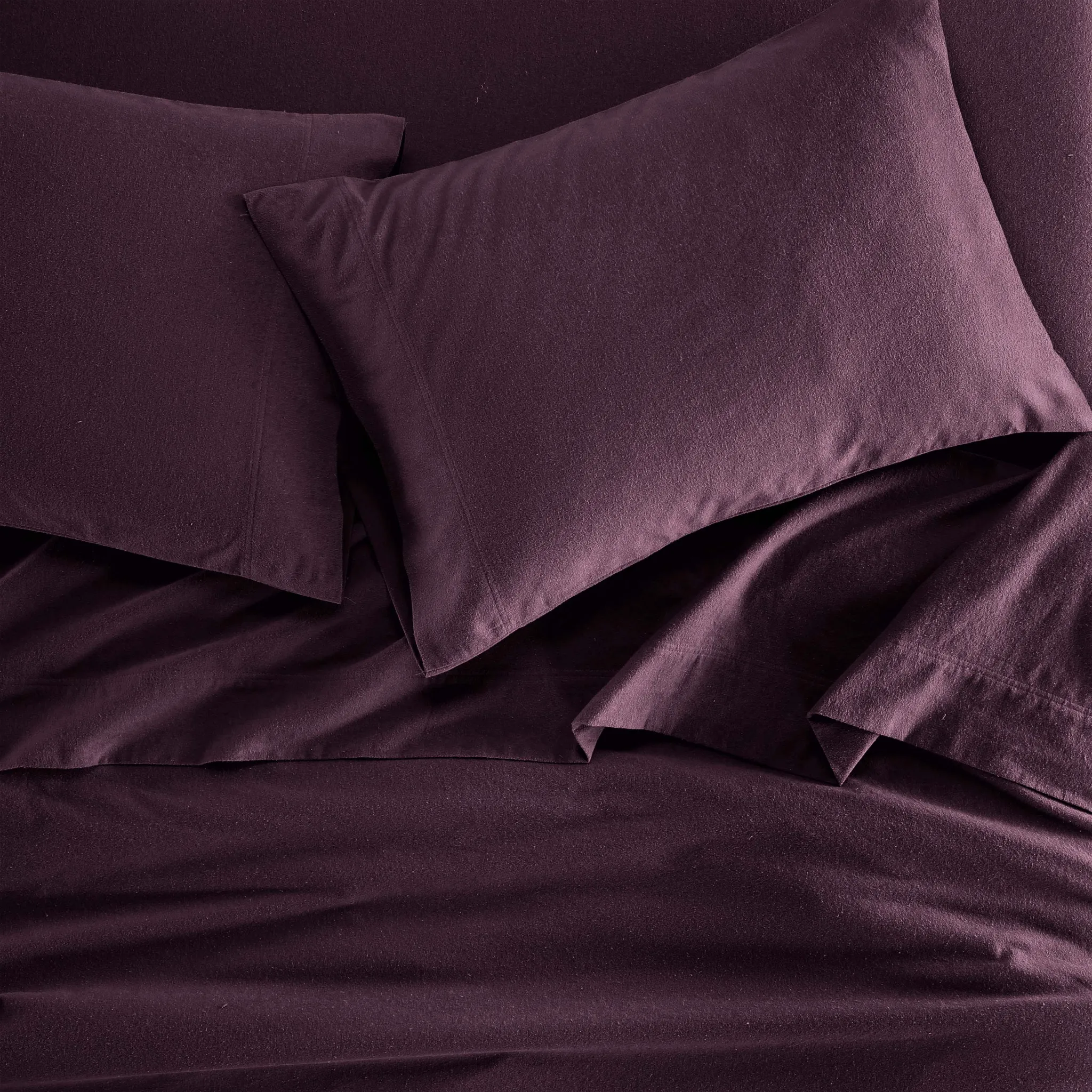 100% Cotton Flannel Solid Deep Pocket Bed Sheet Set - Image 72