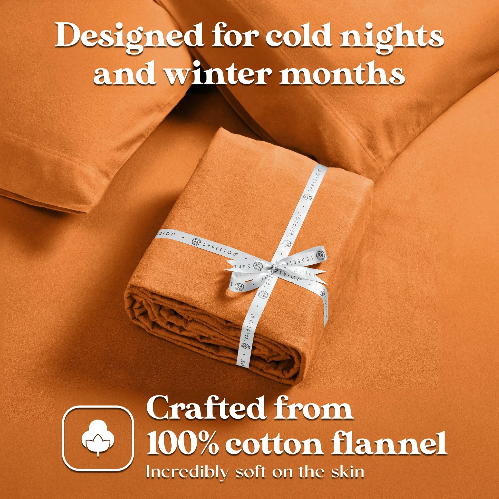 100% Cotton Flannel Solid Deep Pocket Bed Sheet Set - Image 75