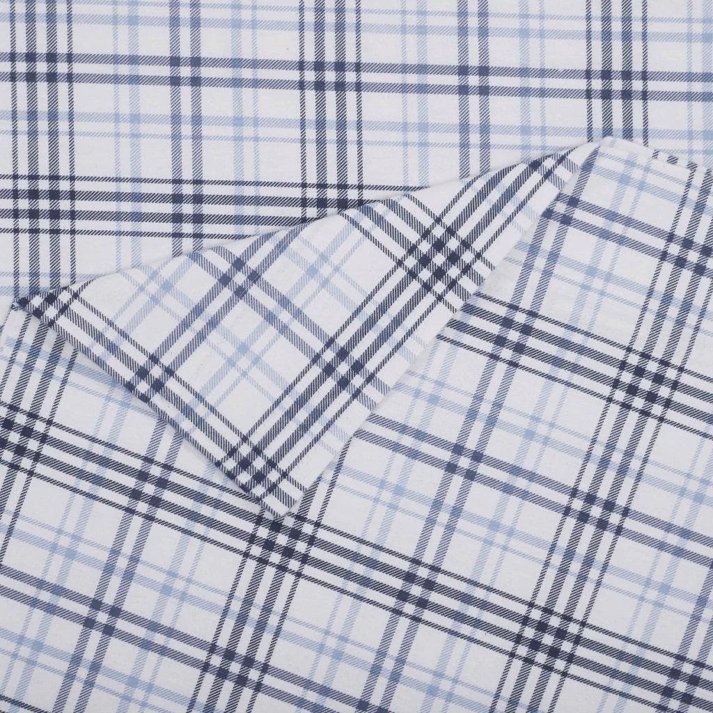 100% Cotton Flannel Sheet Set Plaid Classic Modern Farmhouse Deep Pocket - Image 42