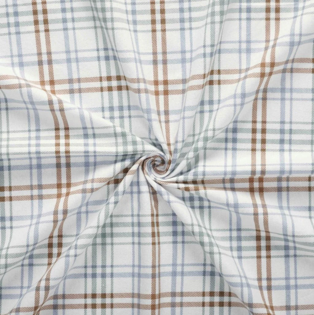 100% Cotton Flannel Sheet Set Plaid Classic Modern Farmhouse Deep Pocket - Image 7