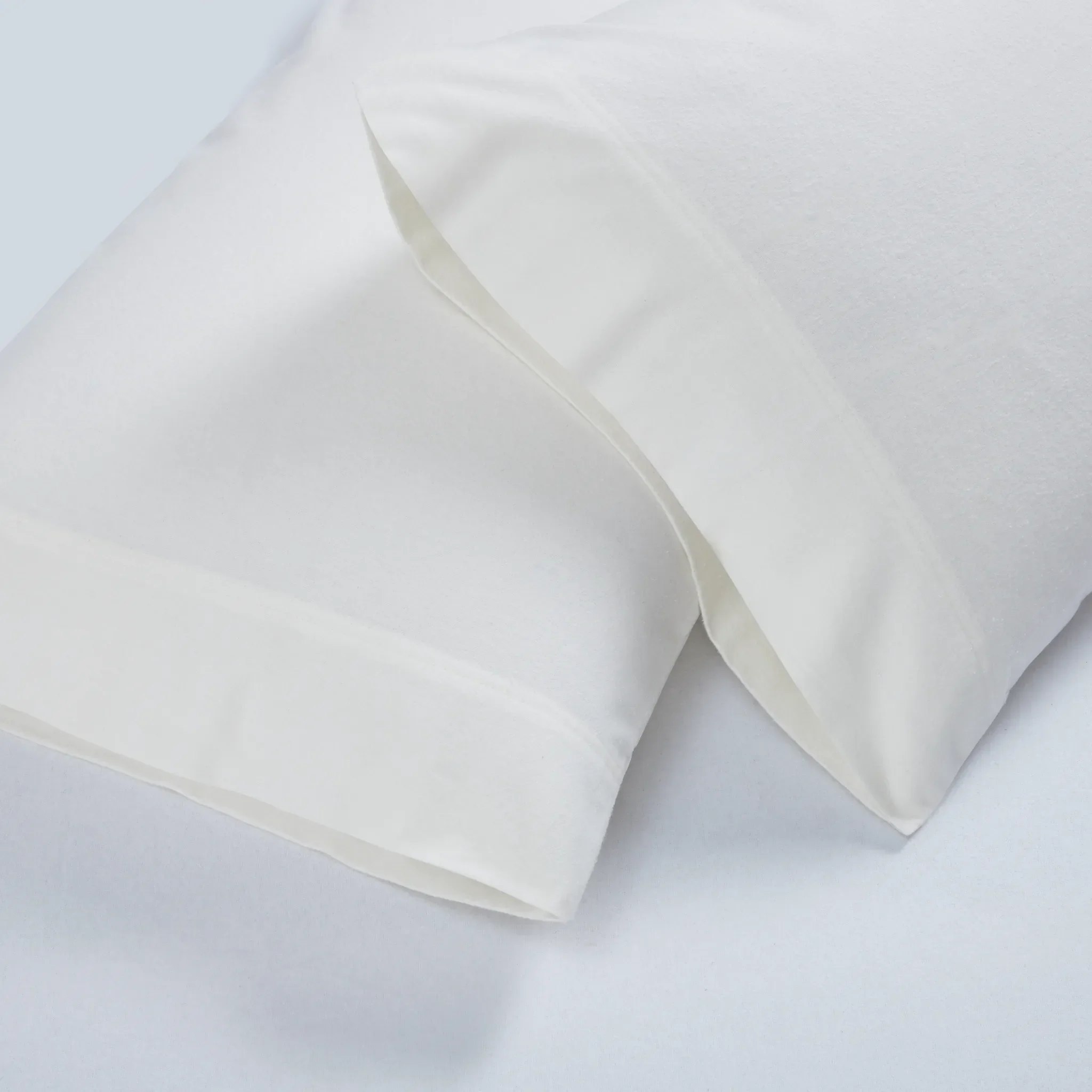 Solid Flannel Cotton Soft Fuzzy Pillowcases, Set of 2 - Image 10