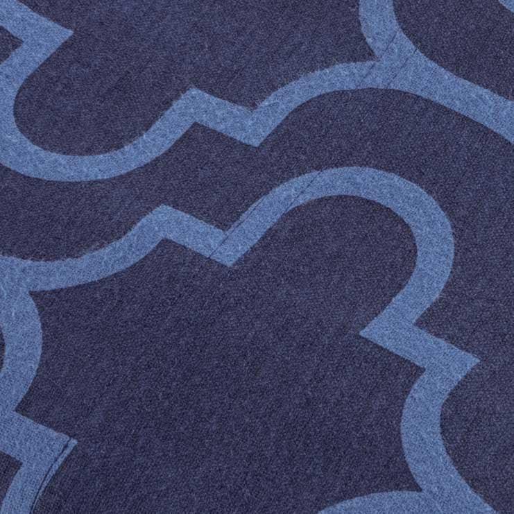 Cotton Flannel Trellis Duvet Cover Set with Button Closure - Image 11