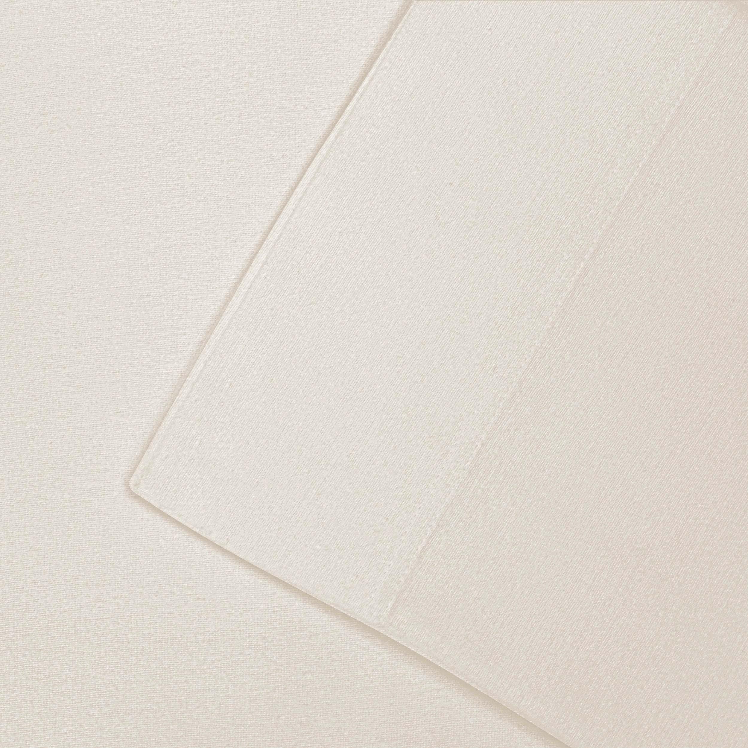 Cotton Flannel Trellis Traditional Solid Deep Pocket Bed Sheet Set - Image 10