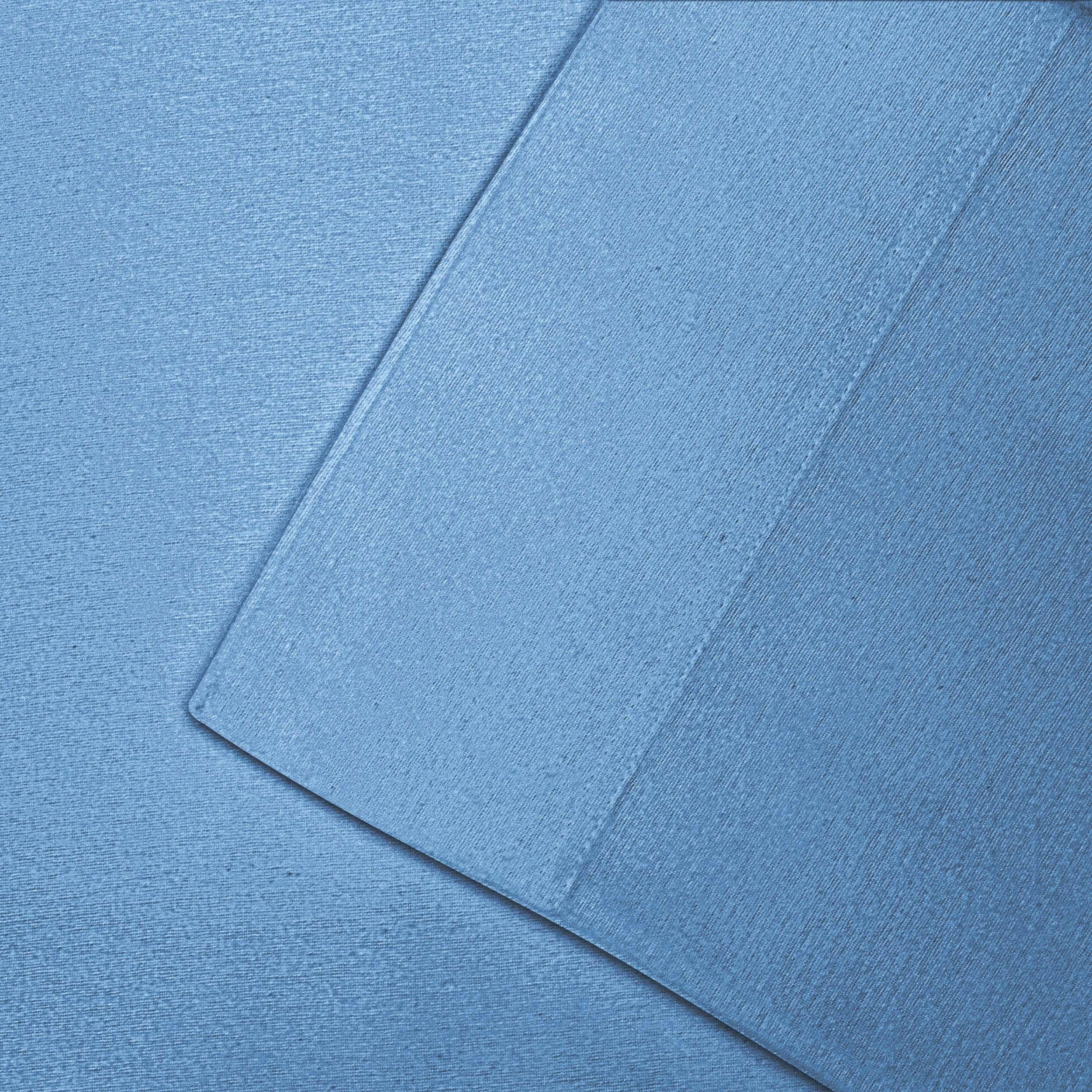 Cotton Flannel Trellis Traditional Solid Deep Pocket Bed Sheet Set - Image 13
