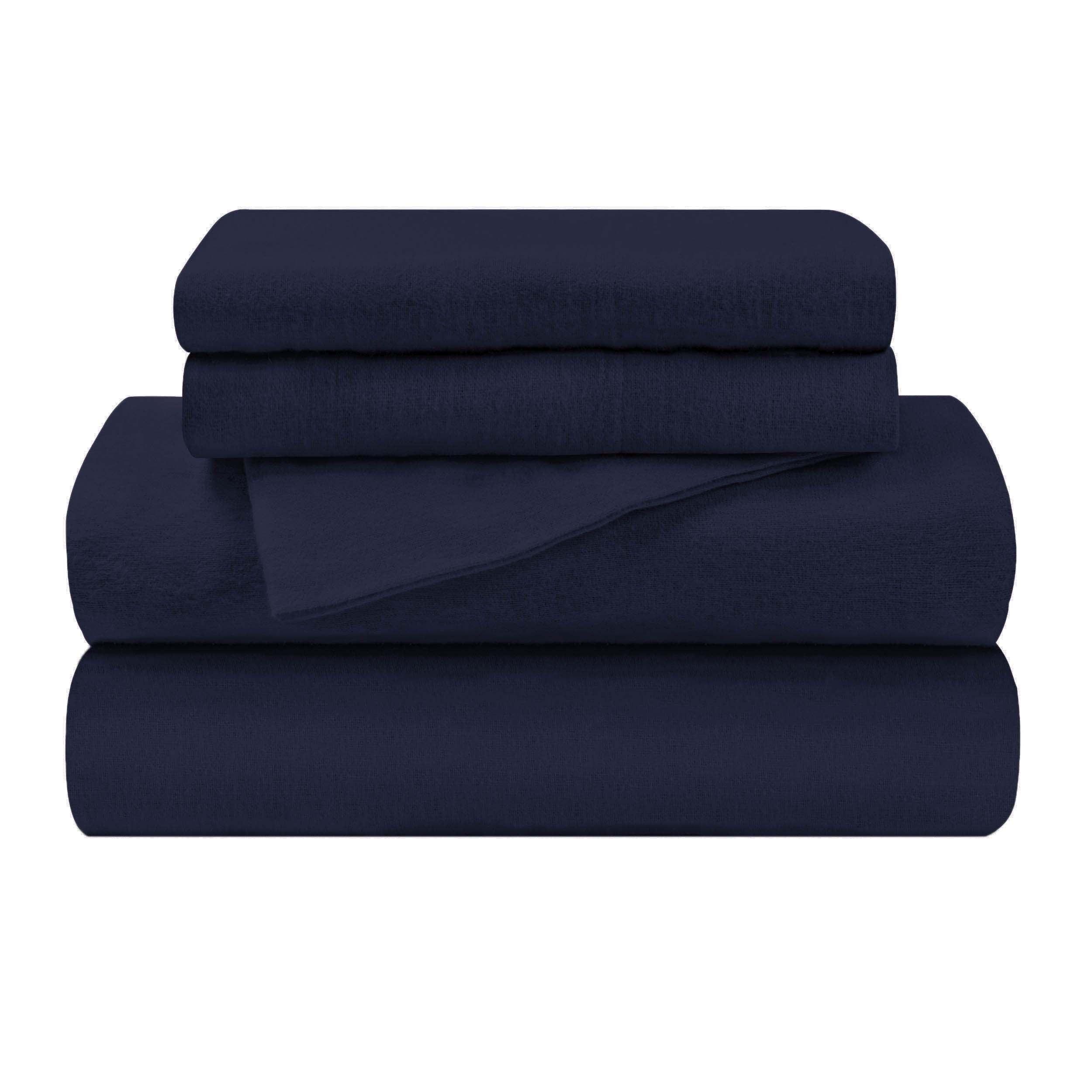 Cotton Flannel Trellis Traditional Solid Deep Pocket Bed Sheet Set - Image 15