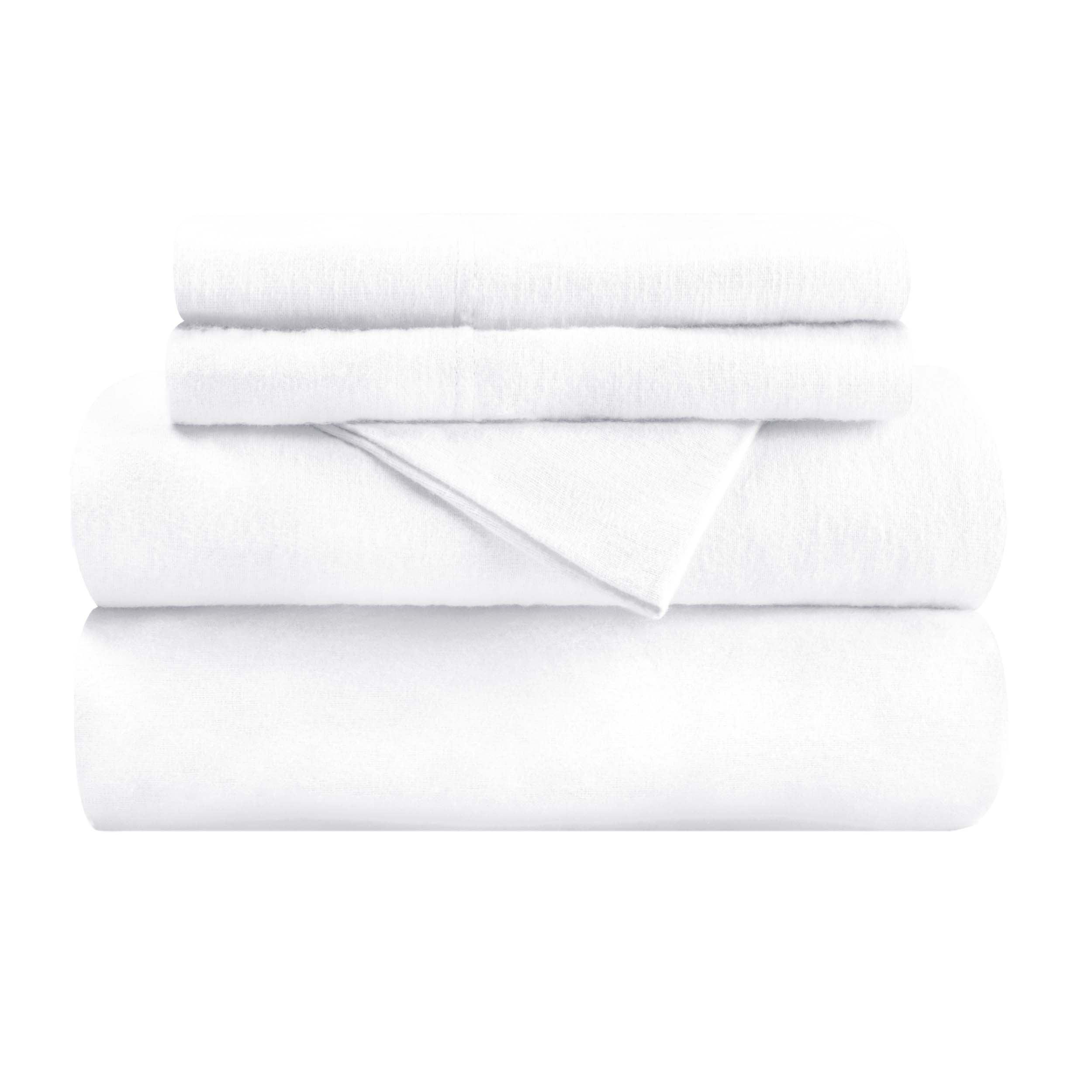 Cotton Flannel Trellis Traditional Solid Deep Pocket Bed Sheet Set - Image 24