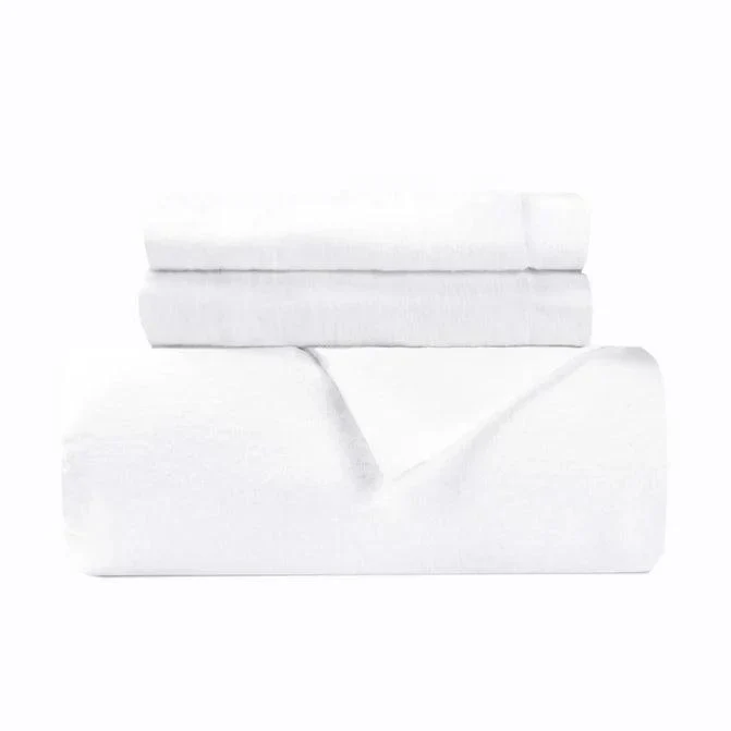 Cotton Flannel Solid Duvet Cover Set with Button Closure - Image 23