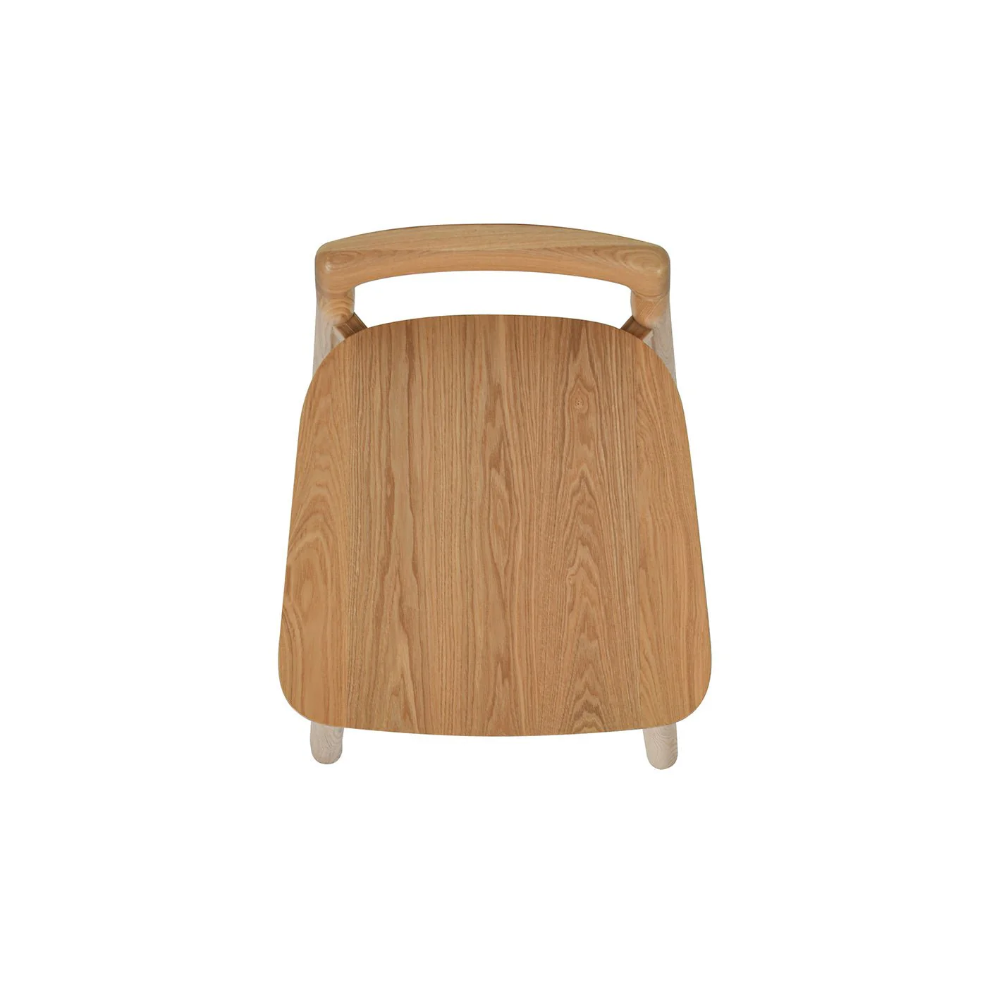 Counter Stool with Low Back and Black Iron Footrest - Image 6