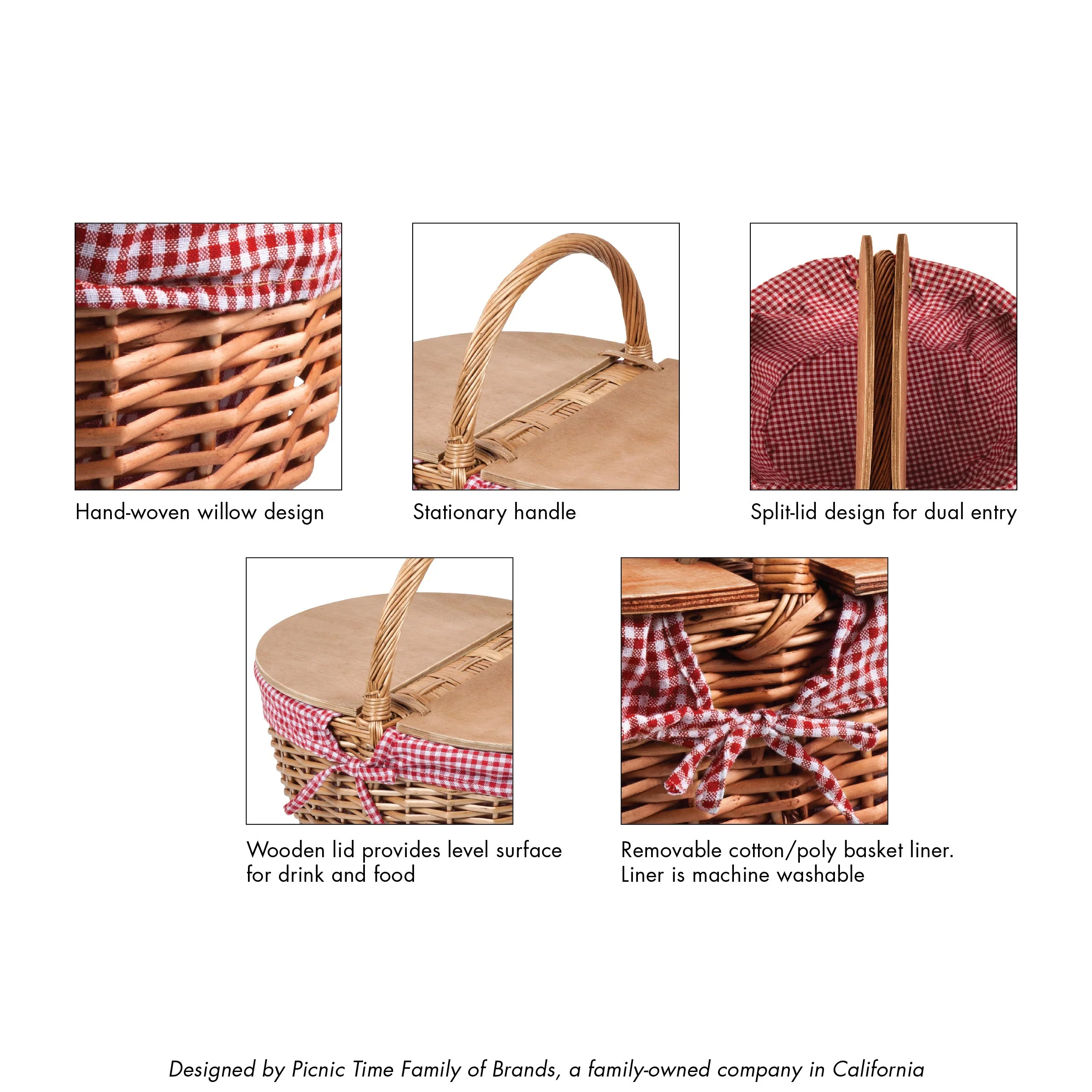 Country Picnic Basket - Image 16