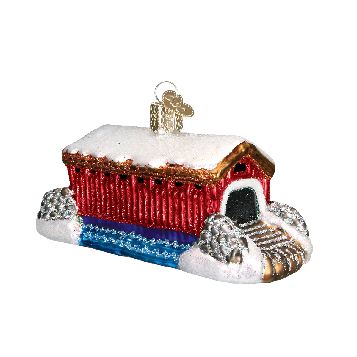 Covered Bridge Ornament - Image 3