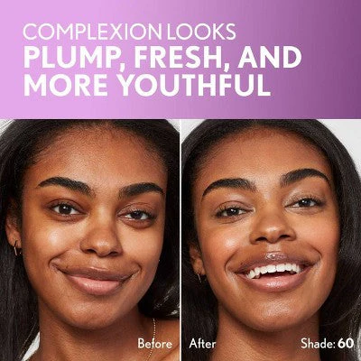 COVERGIRL Simply Ageless Skin Perfector Essence Foundation 60 Tan 1 fl oz - New - Image 7