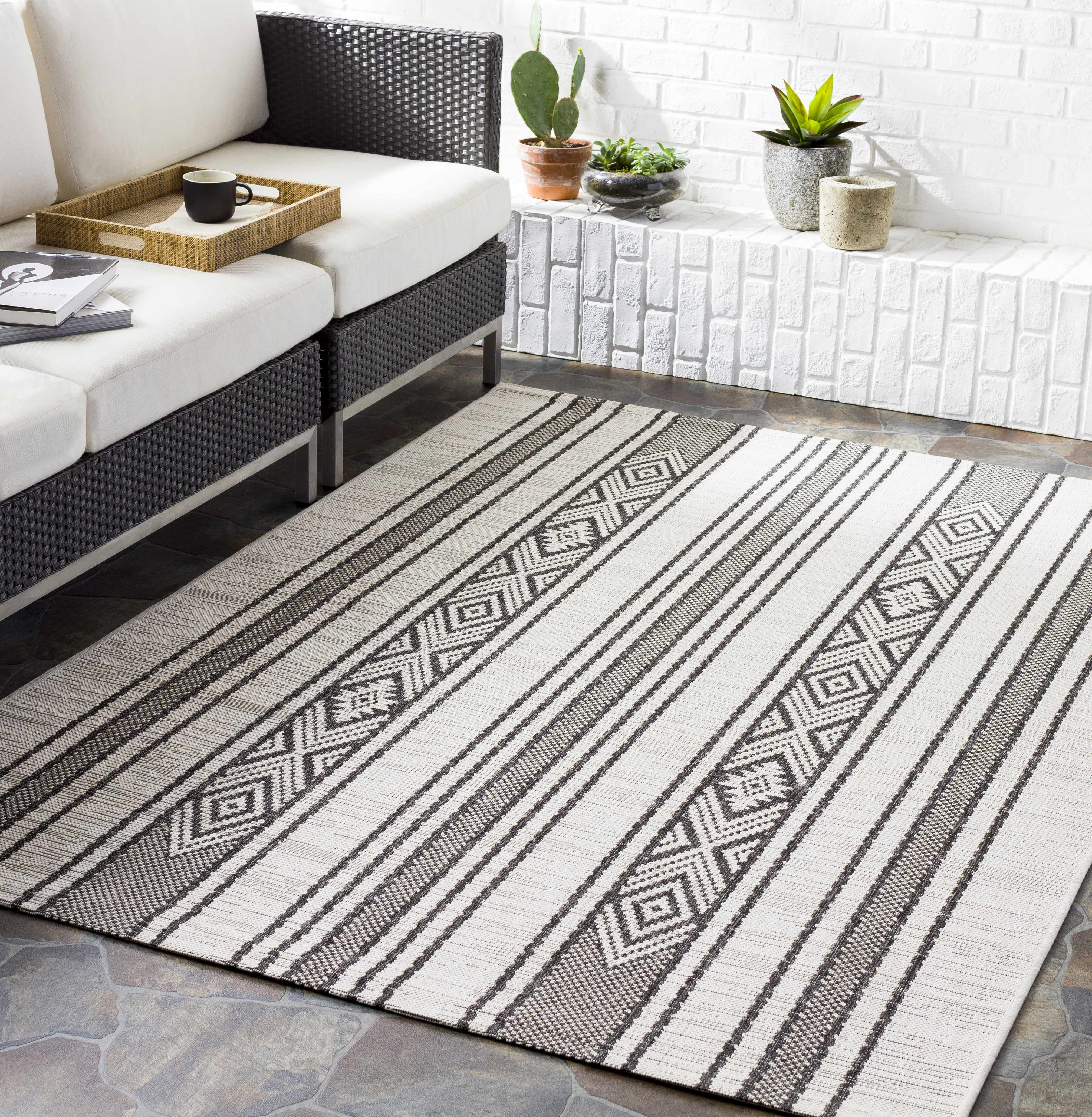 Cowen Outdoor Area Rug - Clearance - Image 3