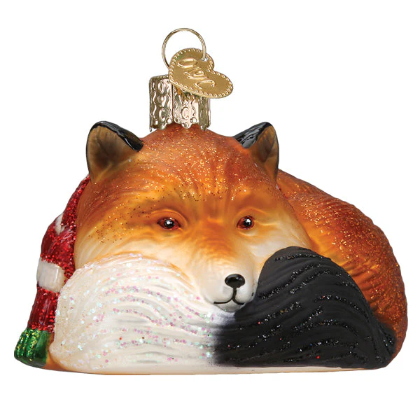 Cozy Fox Ornament - Image 3