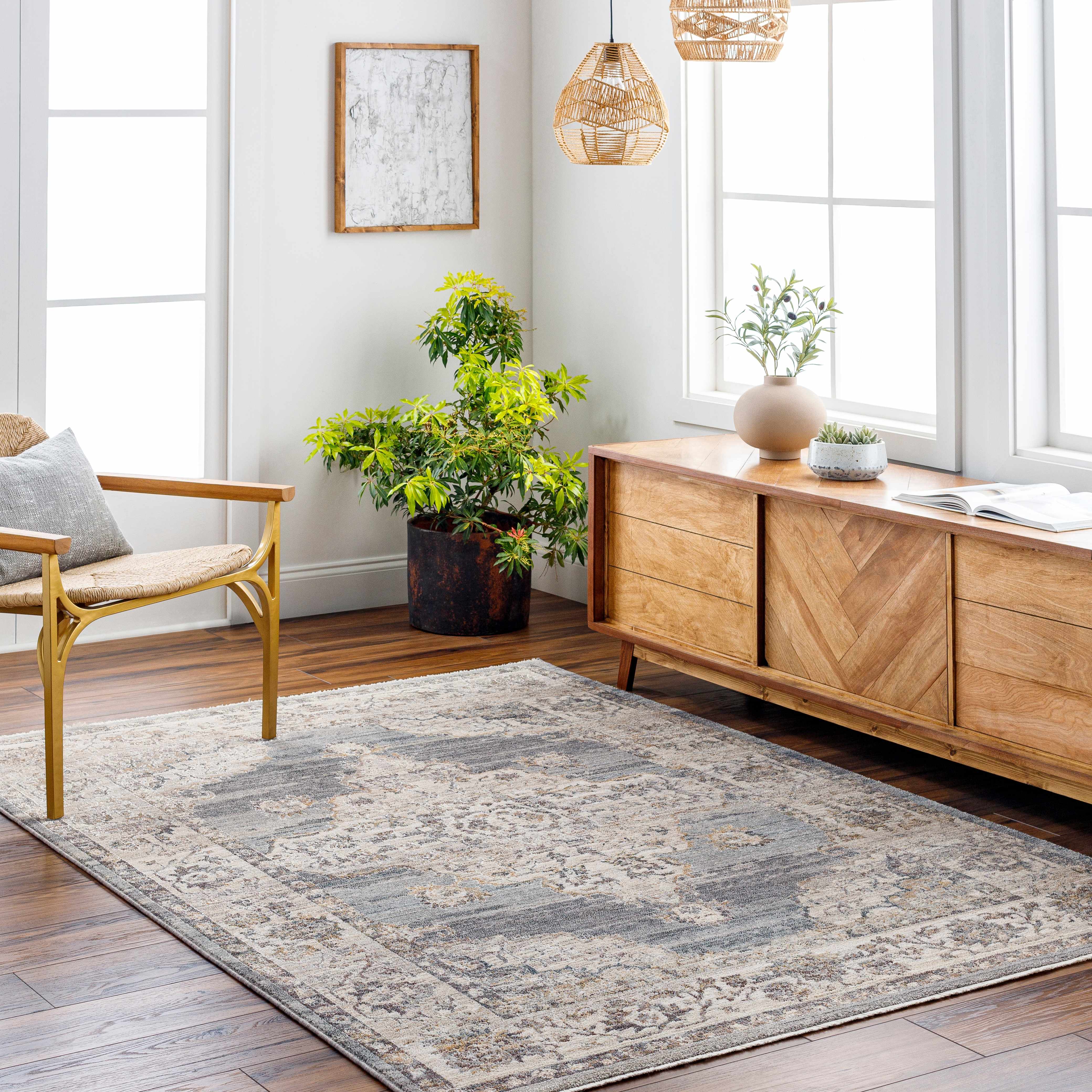 Crea Gray Zola Area Rug - Clearance - Image 2