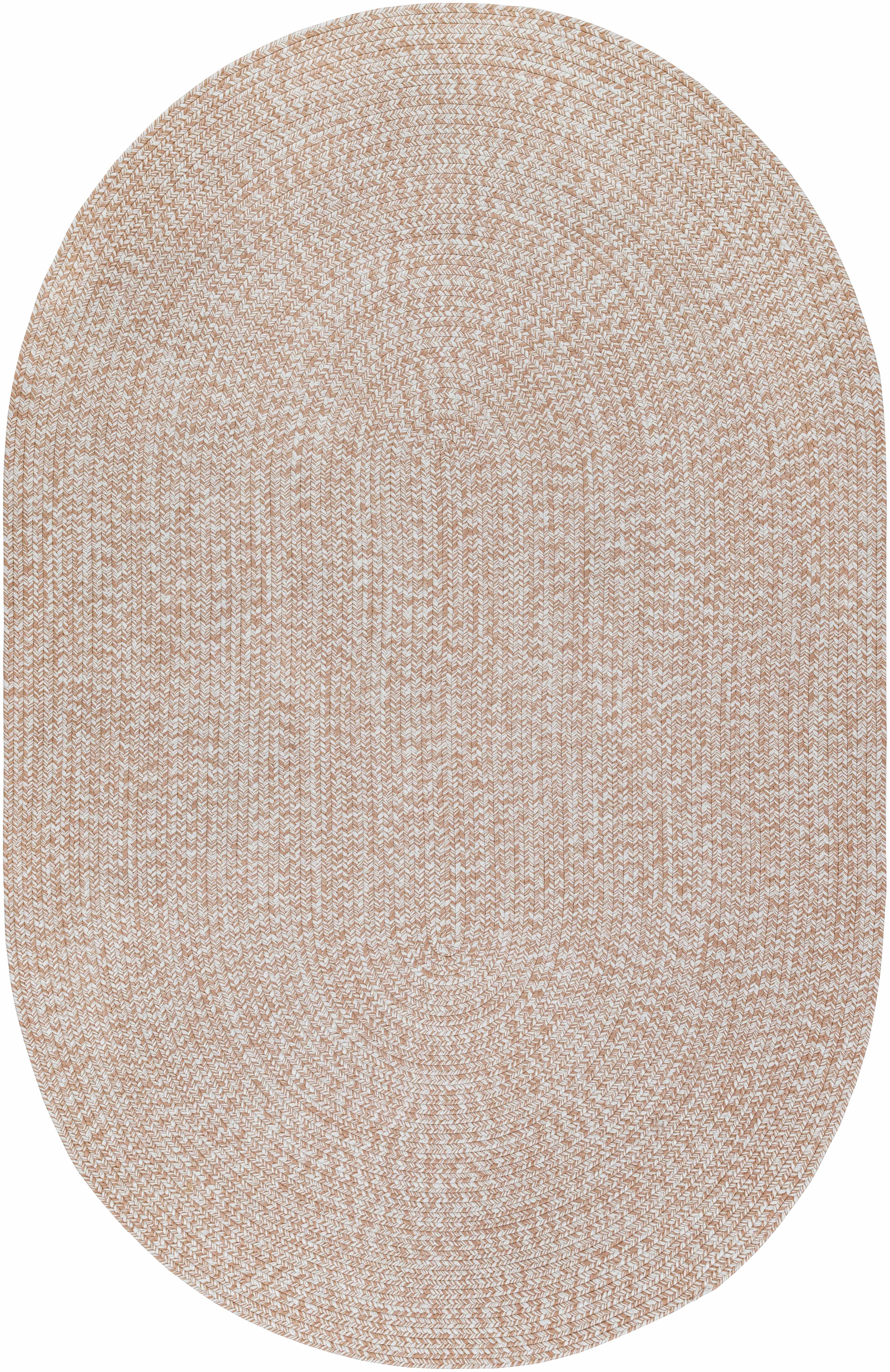 Cream Braided Faux Jute Rug - Image 11