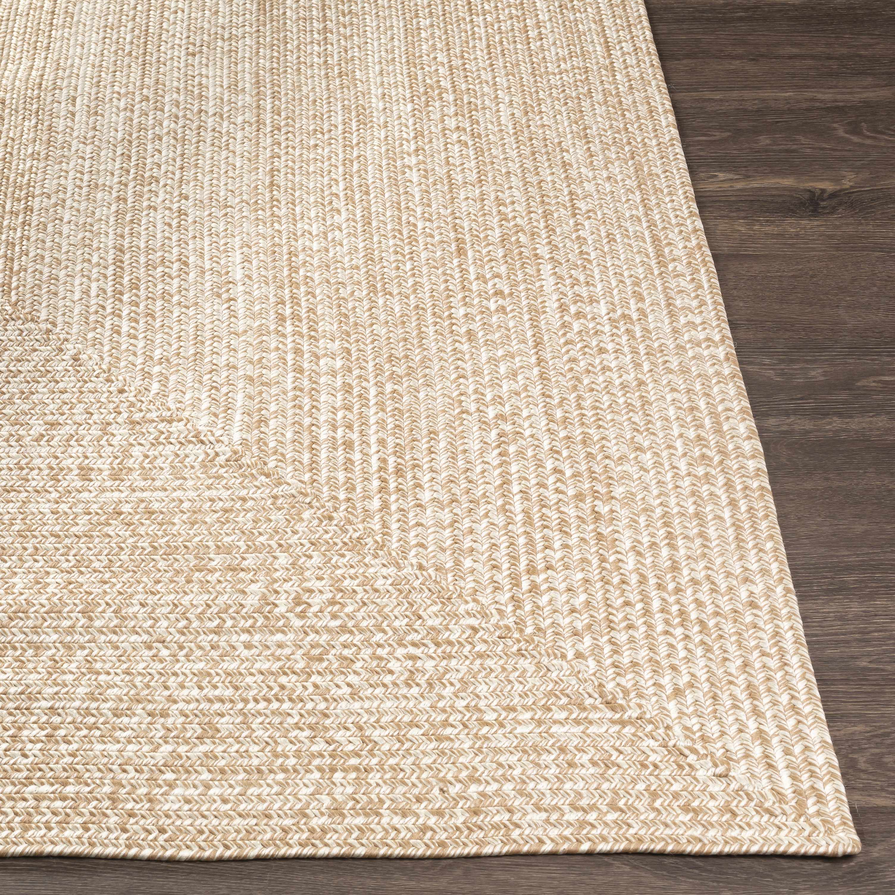 Cream Braided Faux Jute Rug - Image 5