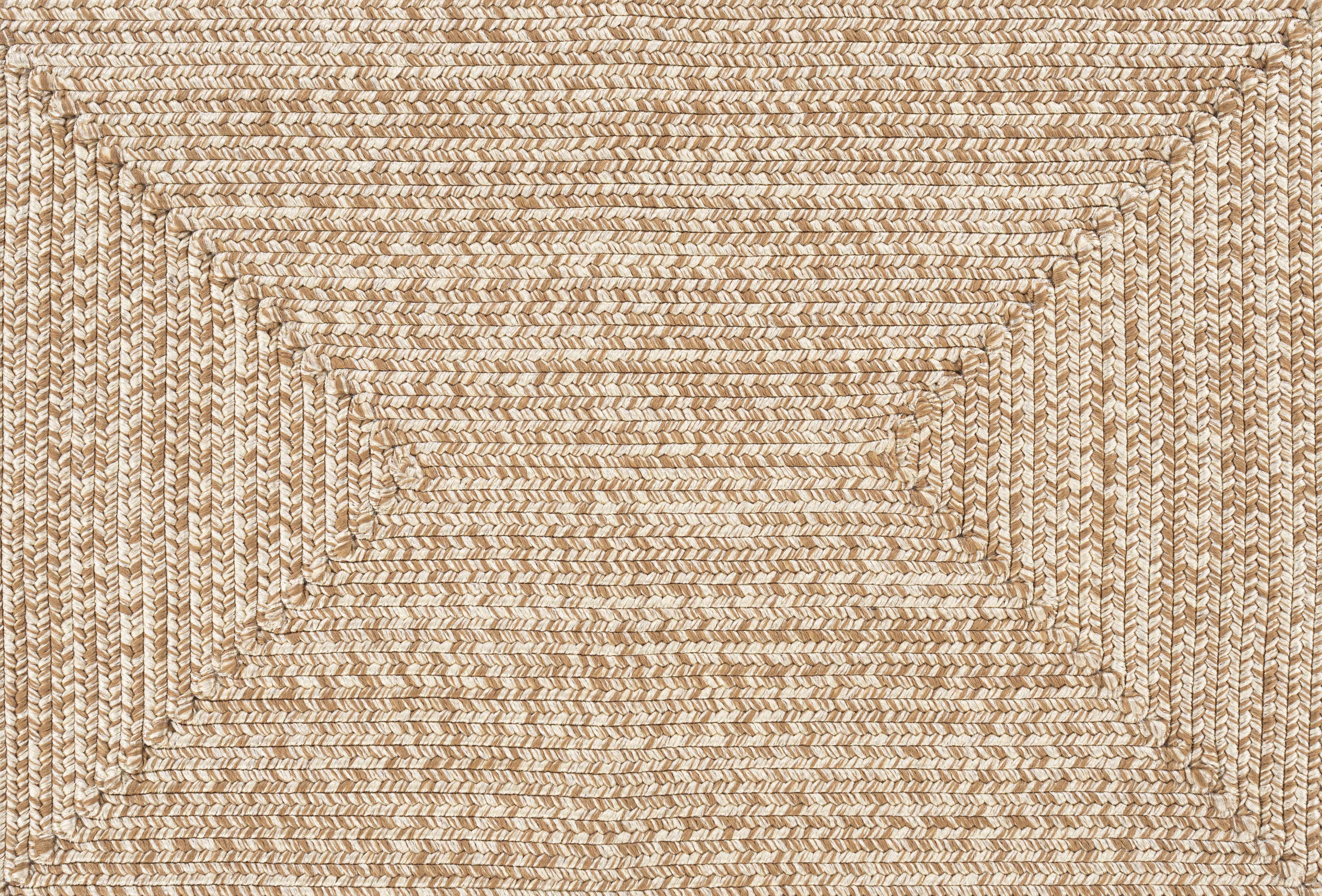 Cream Braided Faux Jute Rug - Image 7