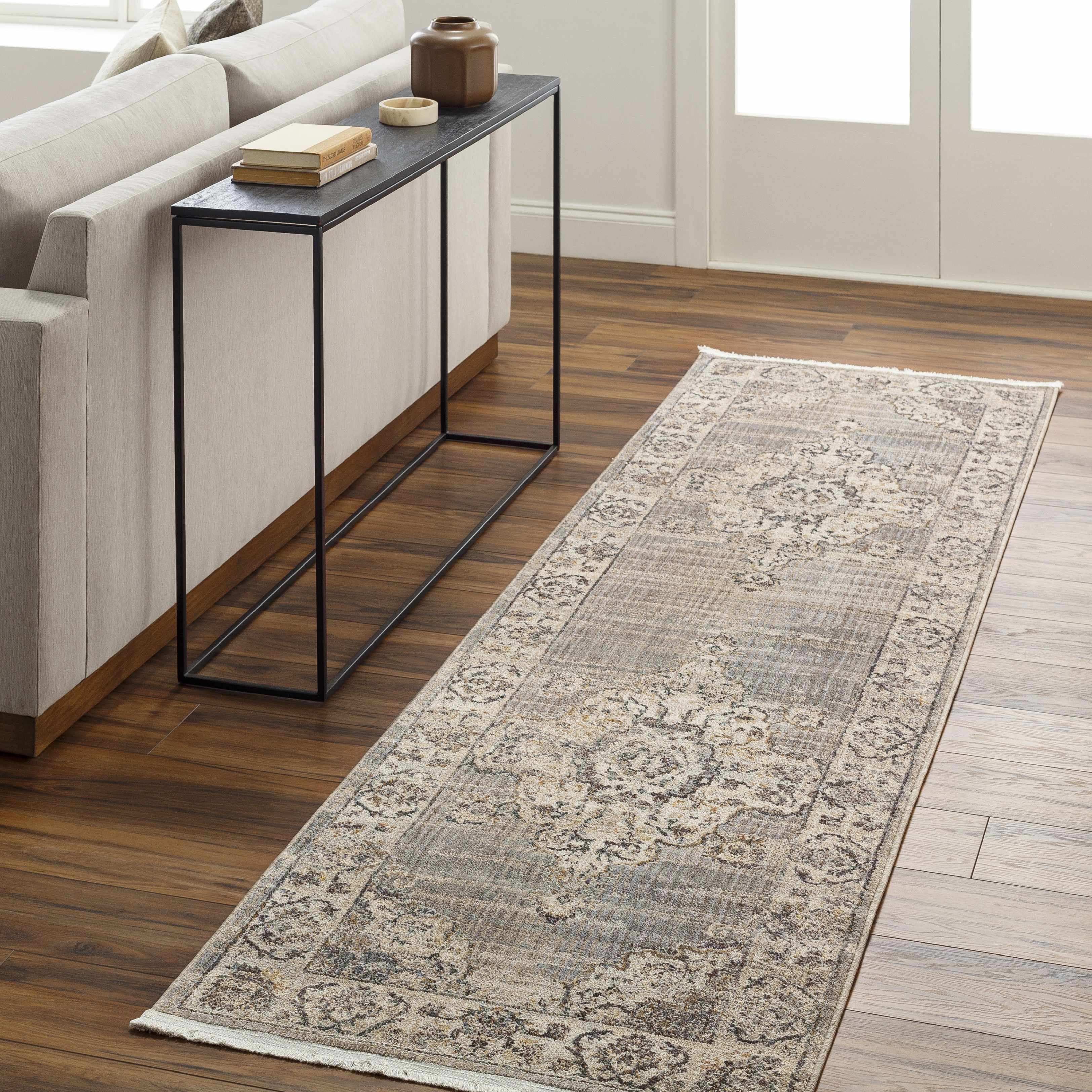 Cream Brown Zola Area Rug - Clearance - Image 9
