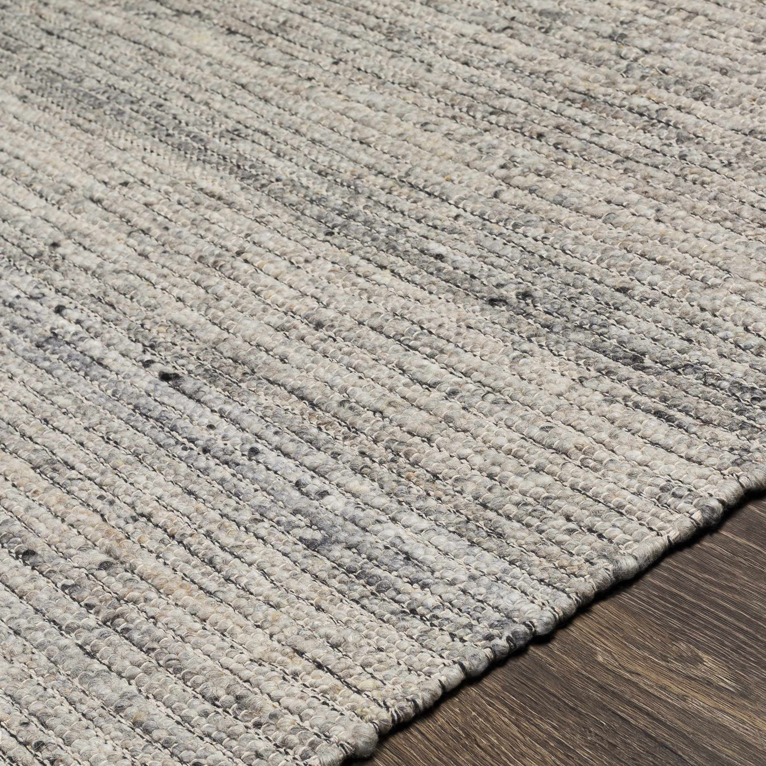 Cream Magnaga Wool Blend Braided Tassel Area Rug - Clearance - Image 7