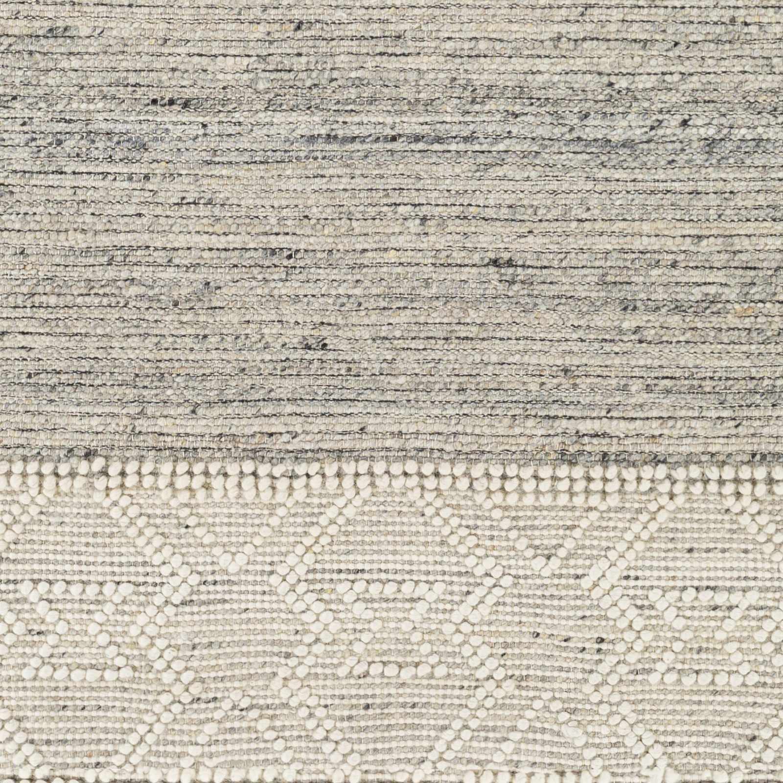 Cream Magnaga Wool Blend Braided Tassel Area Rug - Clearance - Image 8