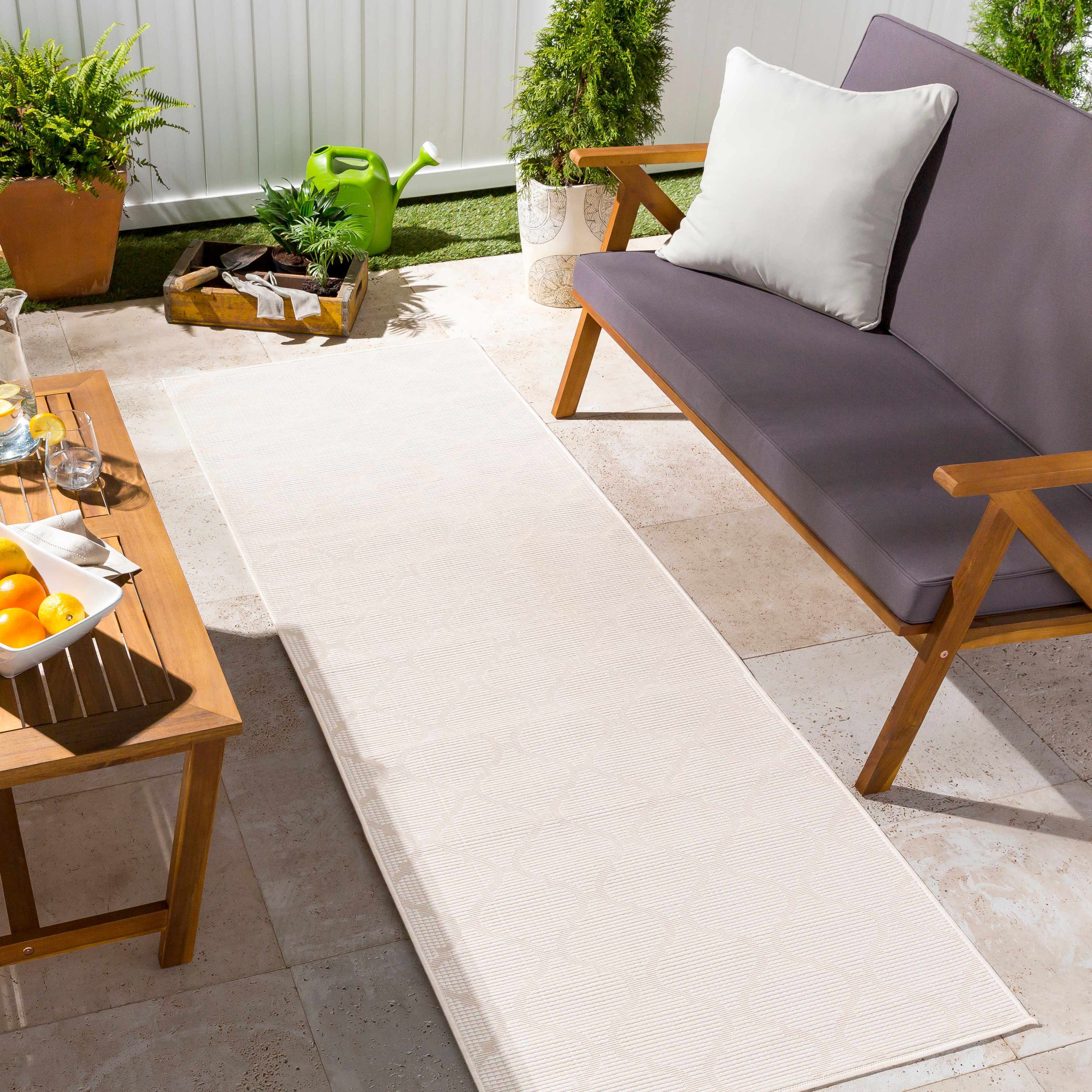 Cream Moolap Outdoor Rug - Clearance - Image 10
