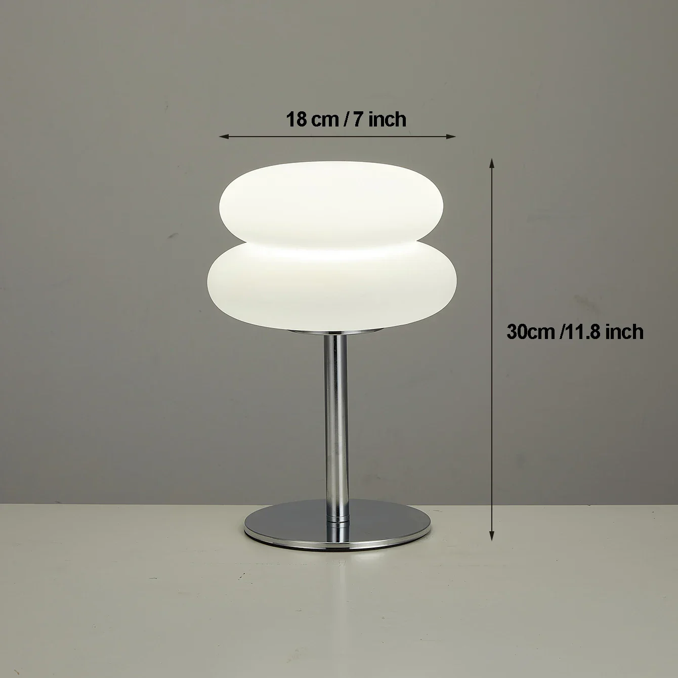 Creamy Style Bedside Table Lamp USB Plug 3 Color Dimmable Living Room Light - Image 6