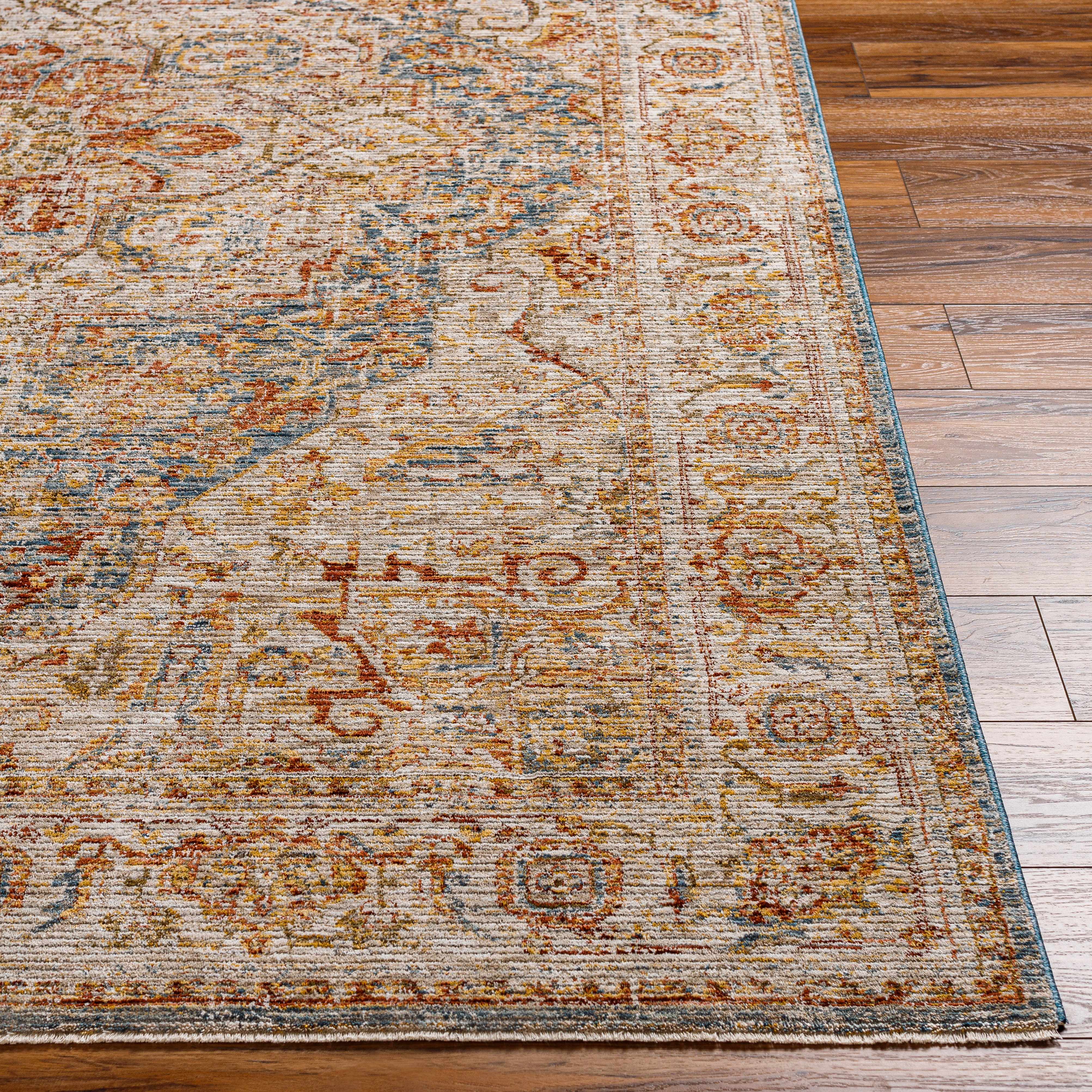 Cress Tan Rich Textured Traditional Rug - Image 3