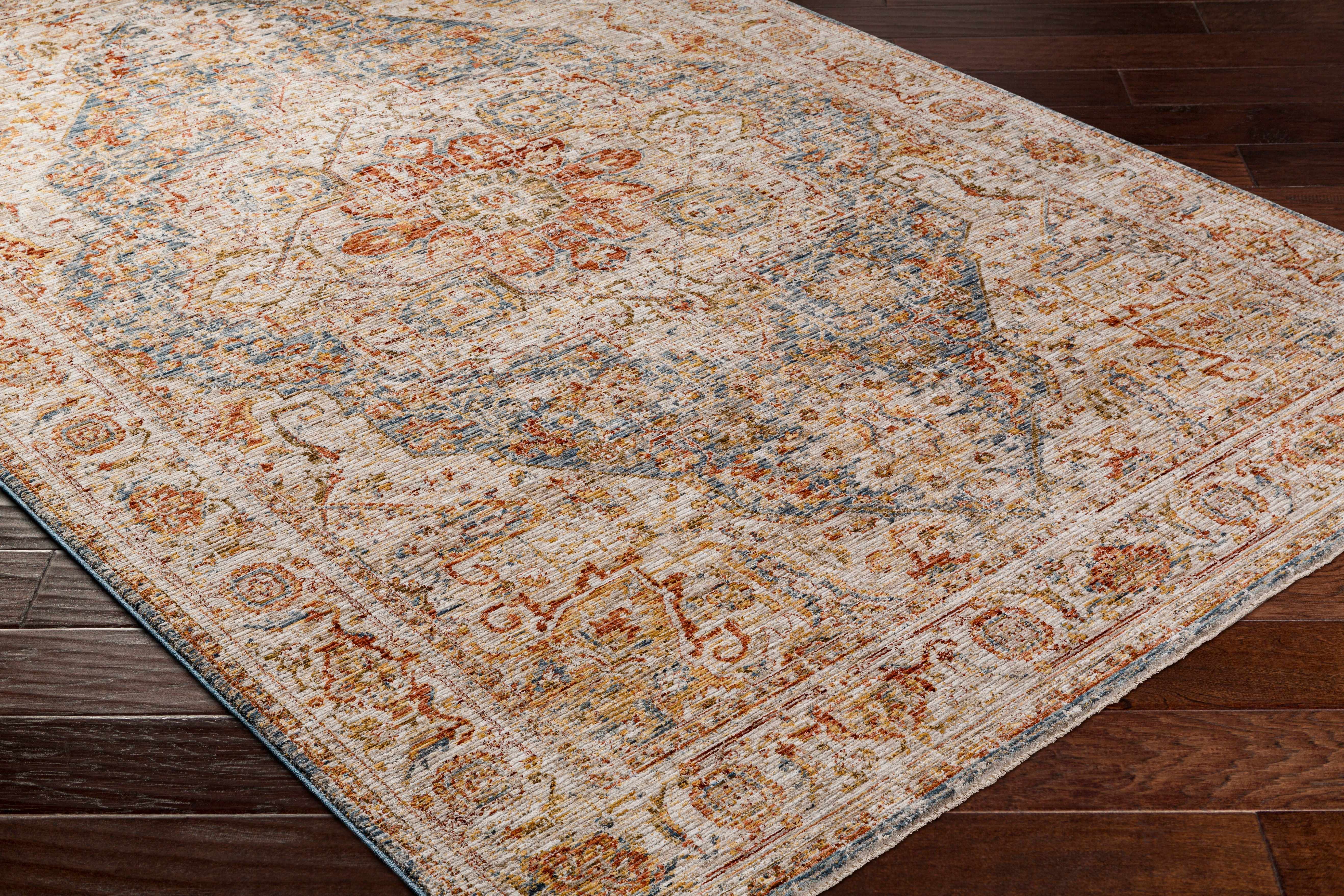 Cress Tan Rich Textured Traditional Rug - Image 4
