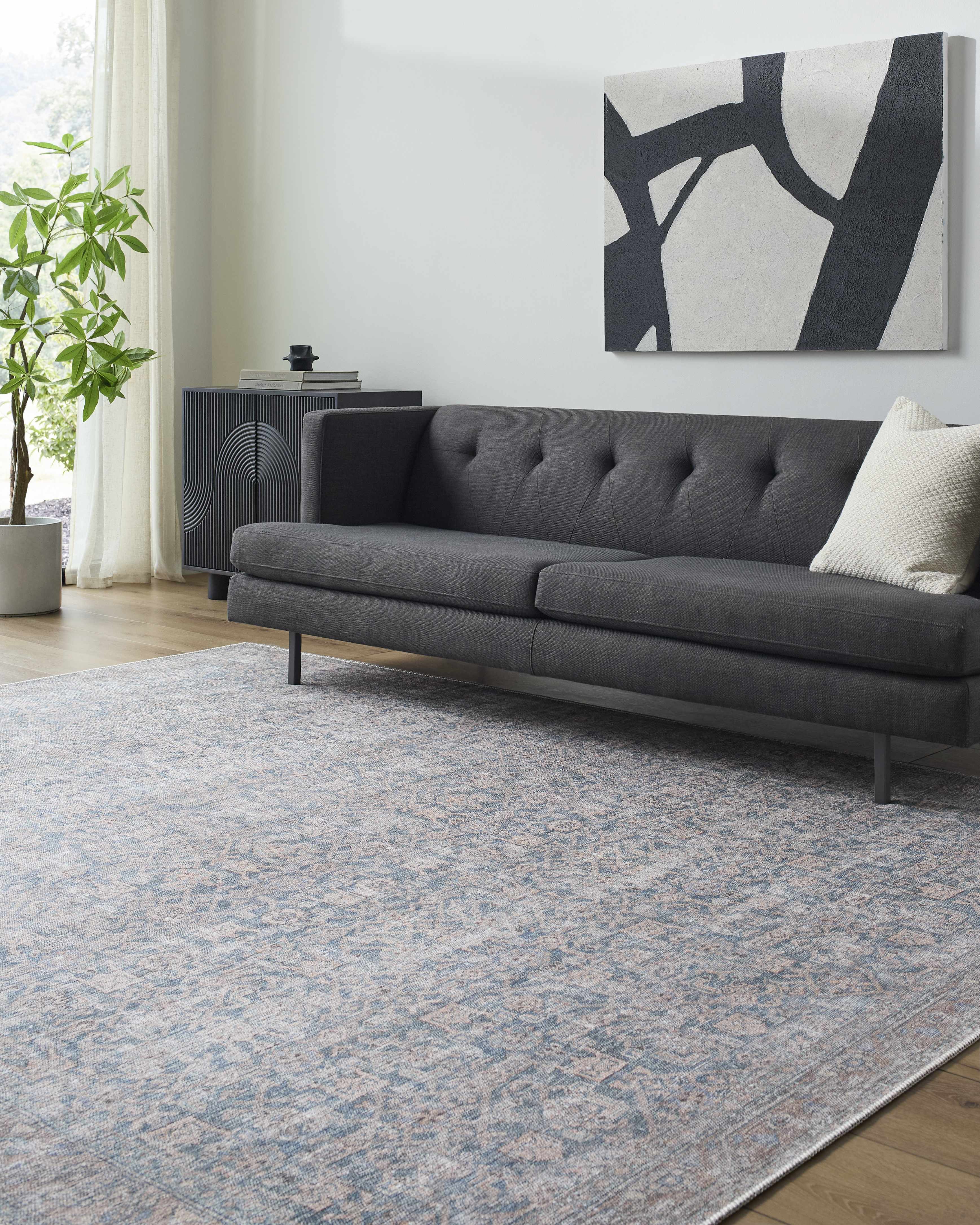 Crevan Washable Area Rug - Image 3